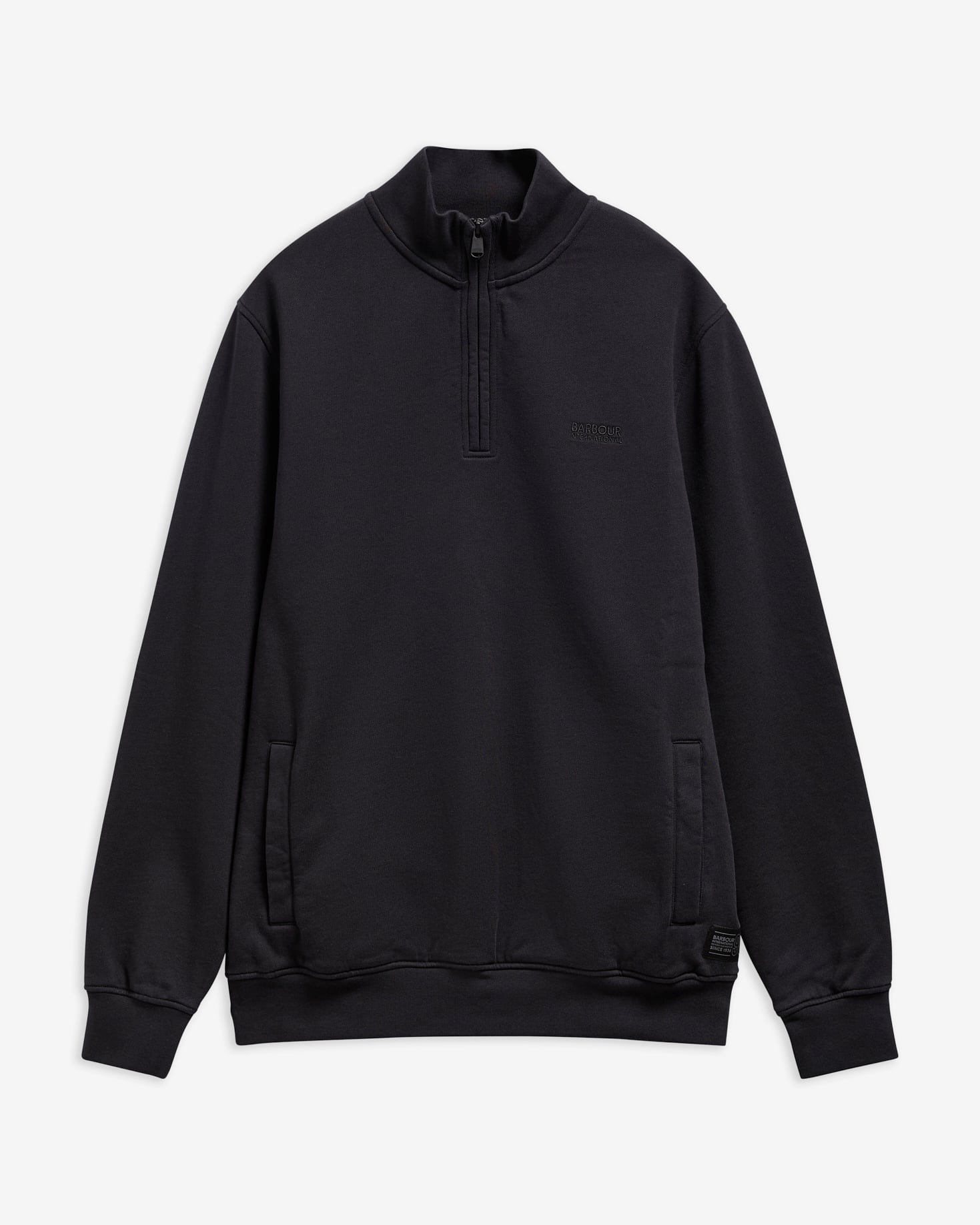 Sweatshirt 90th Anniversary Half-Zip Black