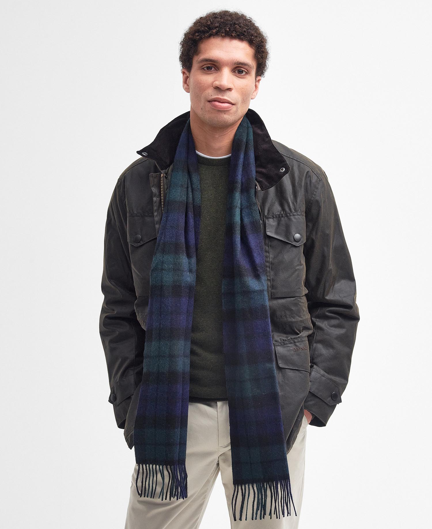 New Check Tartan Scarf