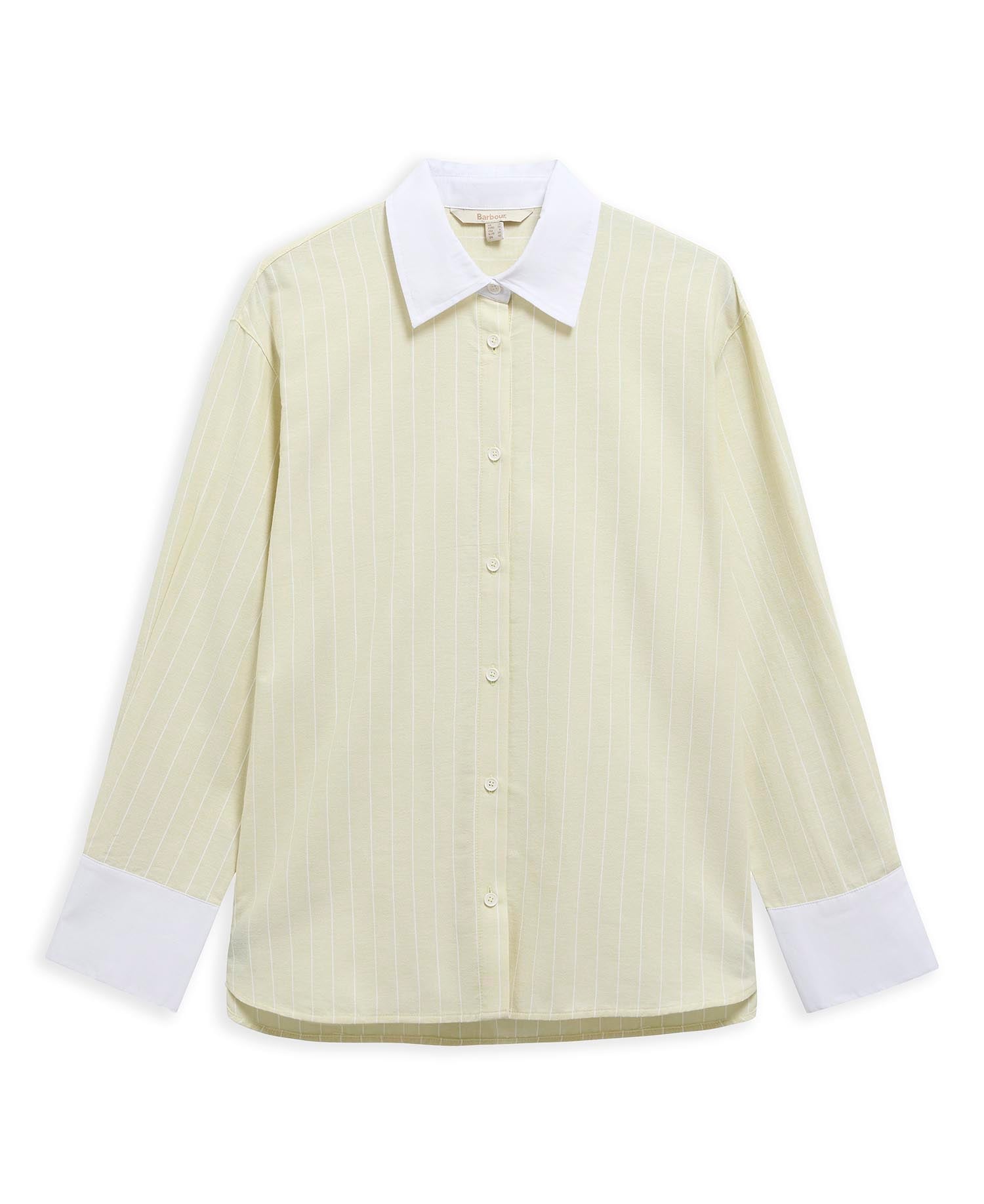 Hemd Avon Striped Relaxed Soured Citrus/White Stripe
