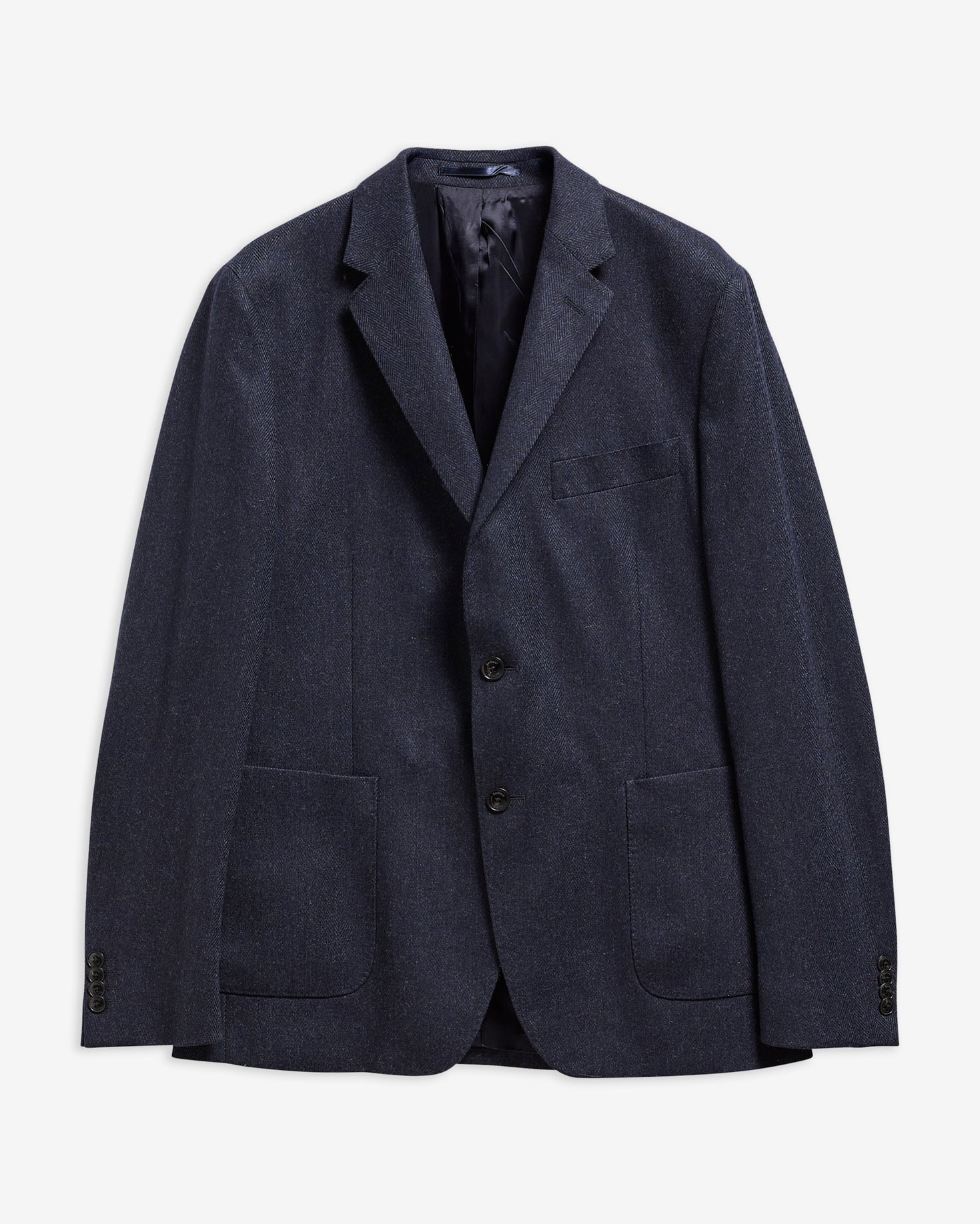 Barbour Blazer Fairford Herringbone Navy