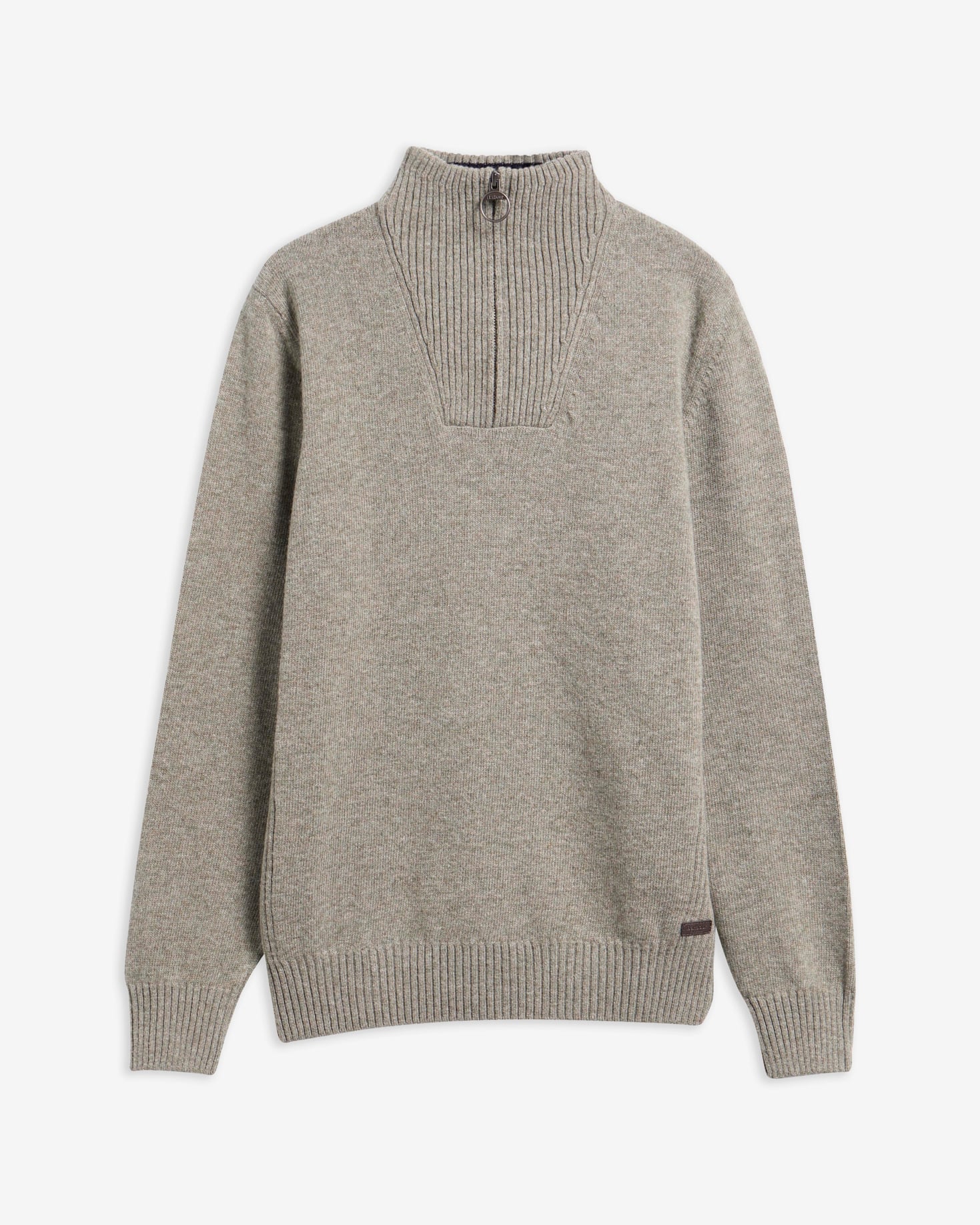 Nelson Essential Quarter-Zip Jumper Shadow Green