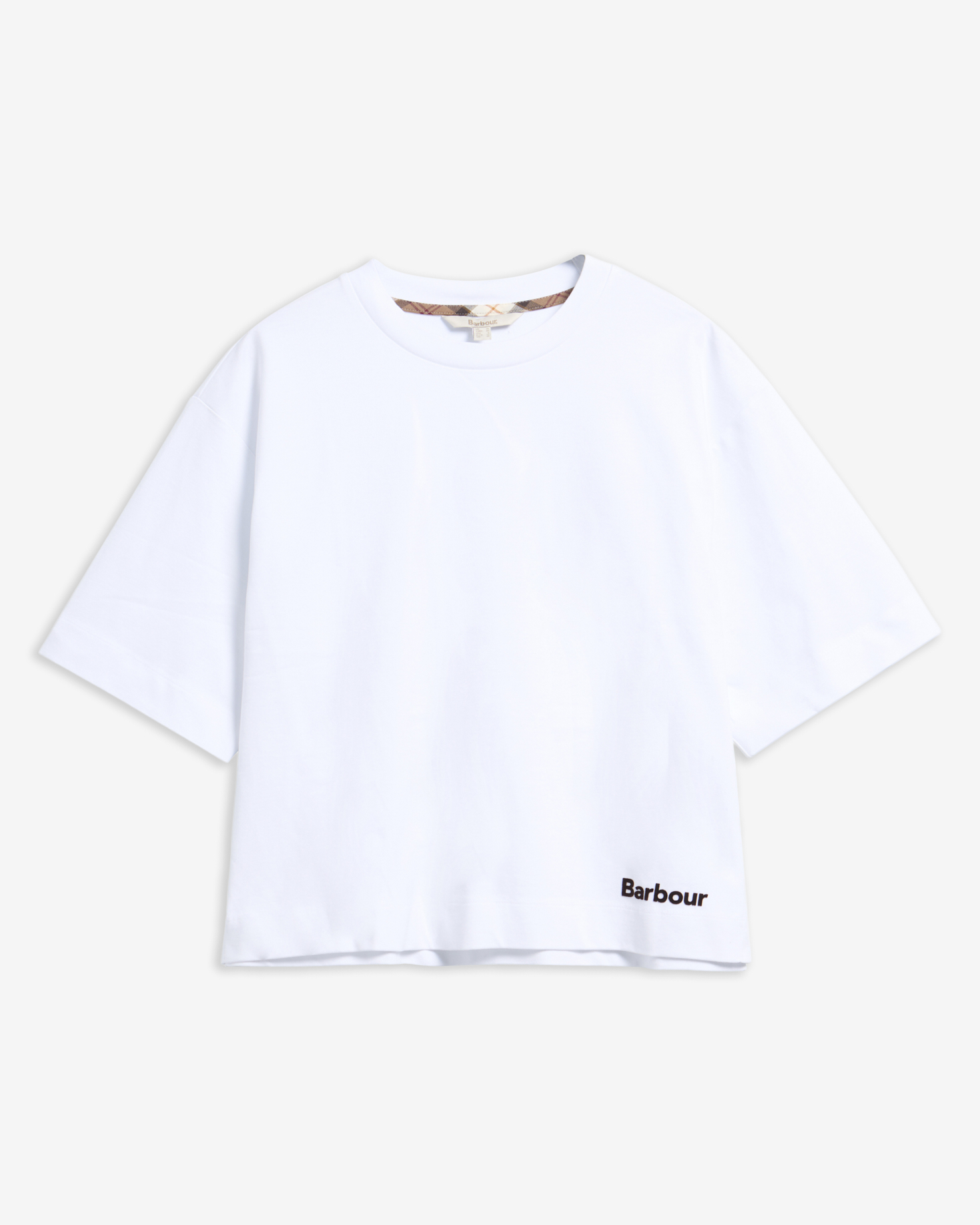 Barbour T-Shirt Willowmere Oversized White