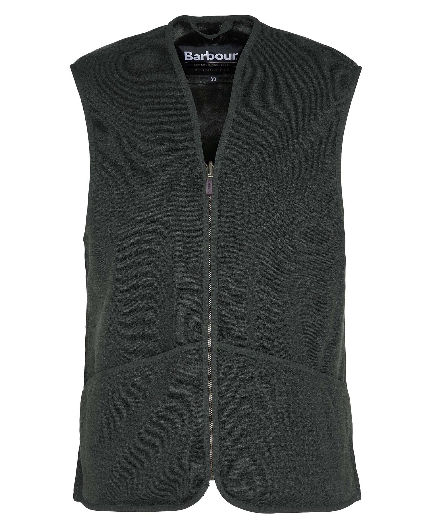 Gilet/fodera in pile caldo con cerniera Gilet/fodera in pile caldo con cerniera