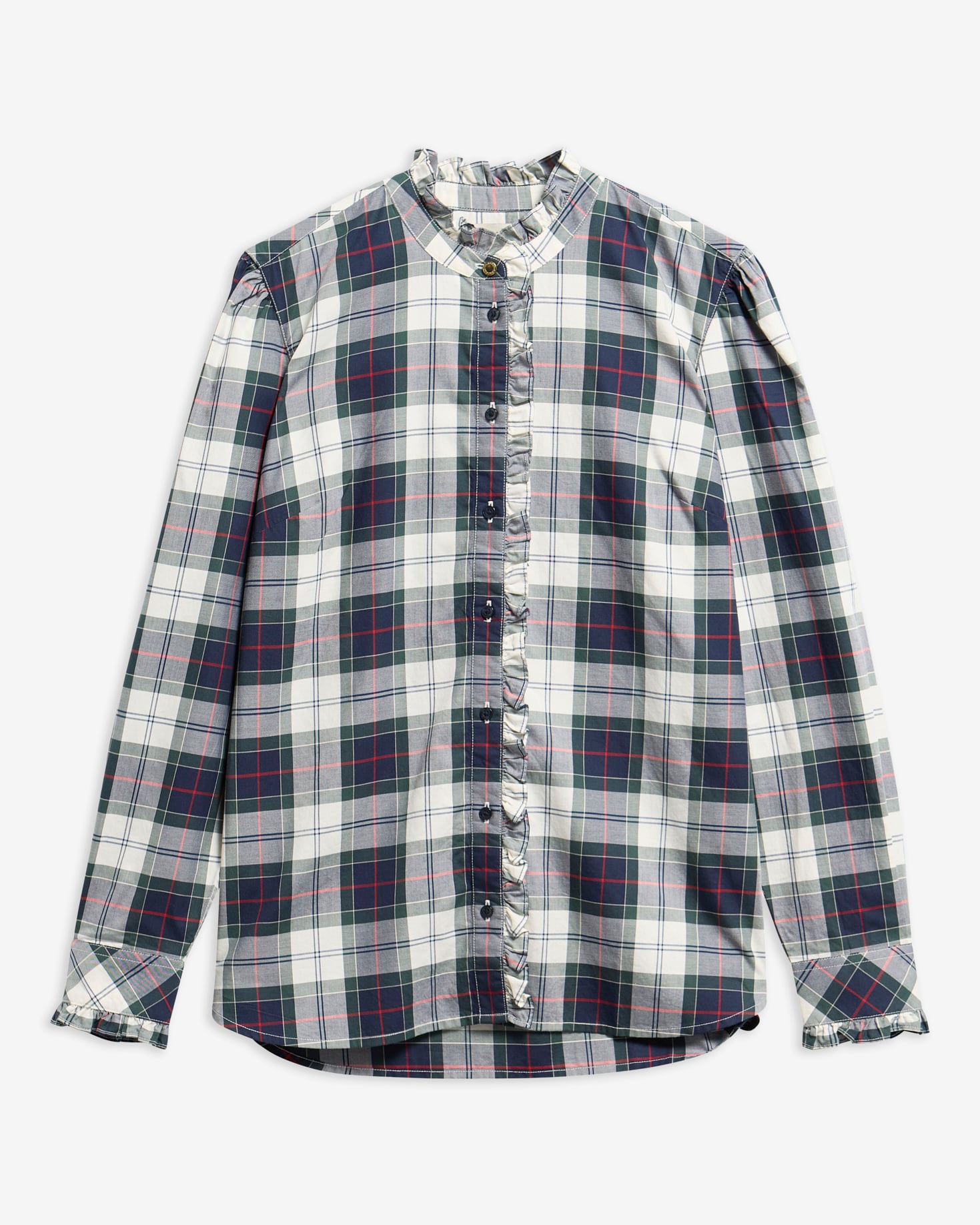Camicia dalla vestibilit&agrave; comoda Aspen Lt Evergreen Tartan