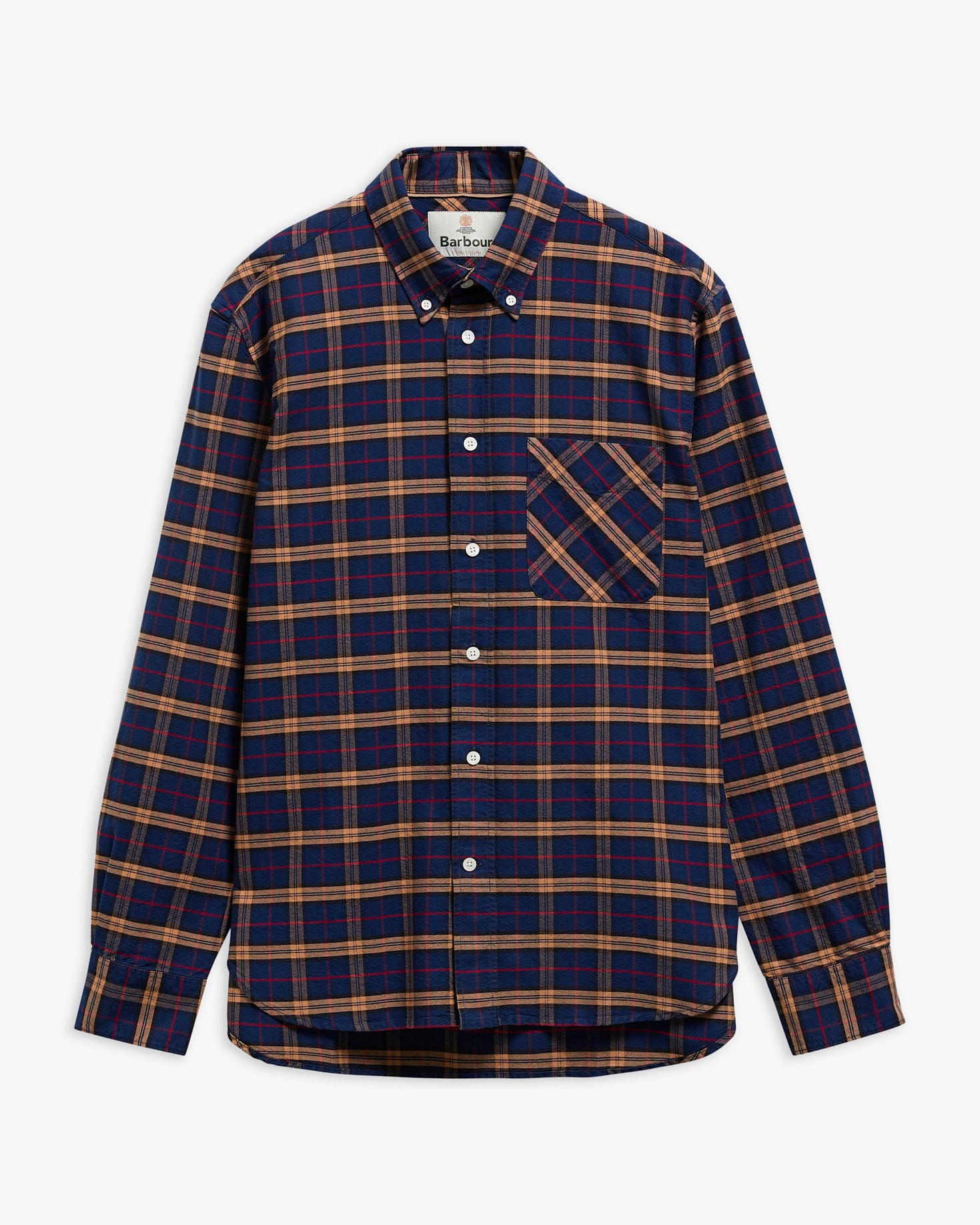 Camicia a maniche lunghe Forth con taglio classico Deep Blue