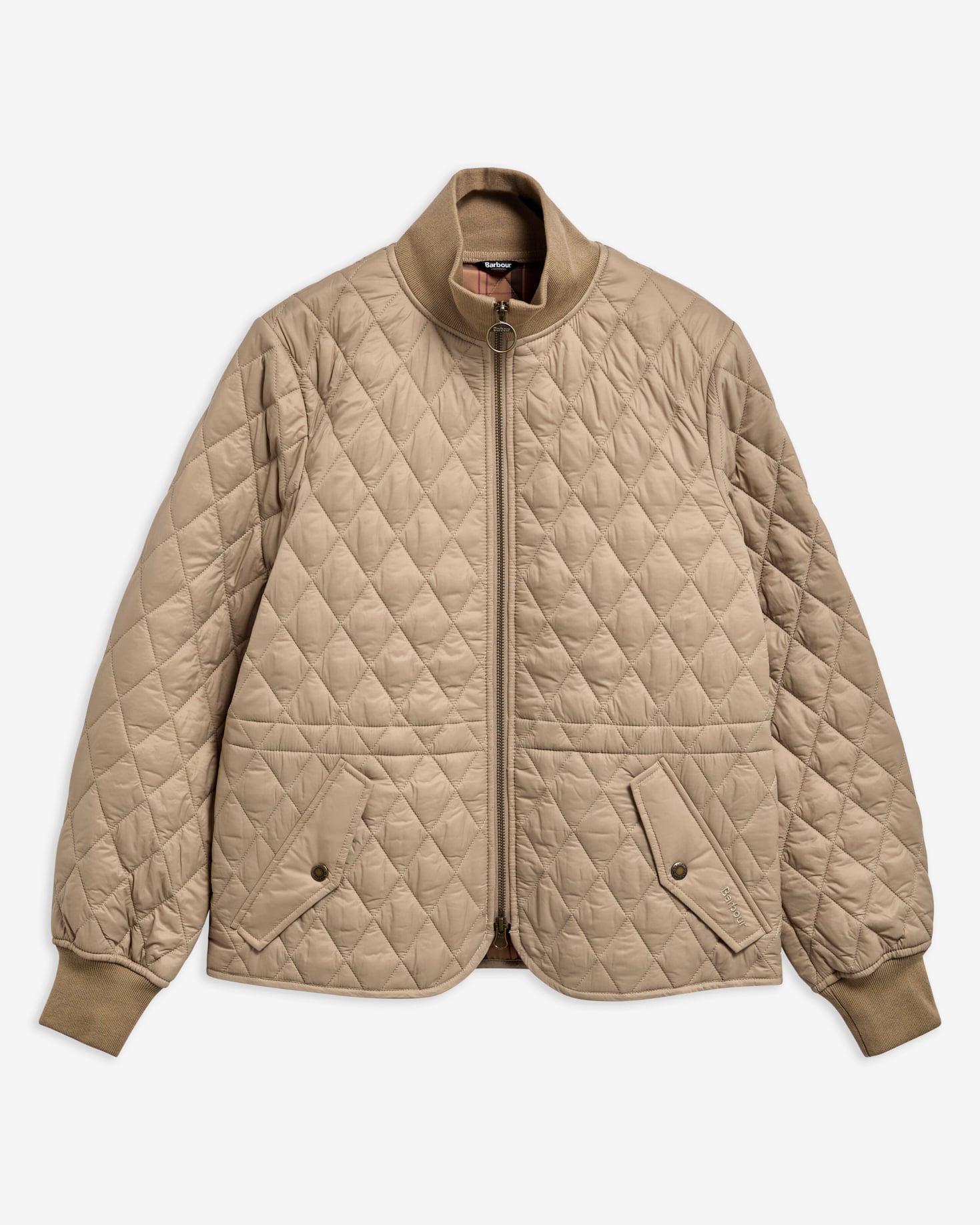 Hermoine Quilted Jacket Lt Trench/Muted