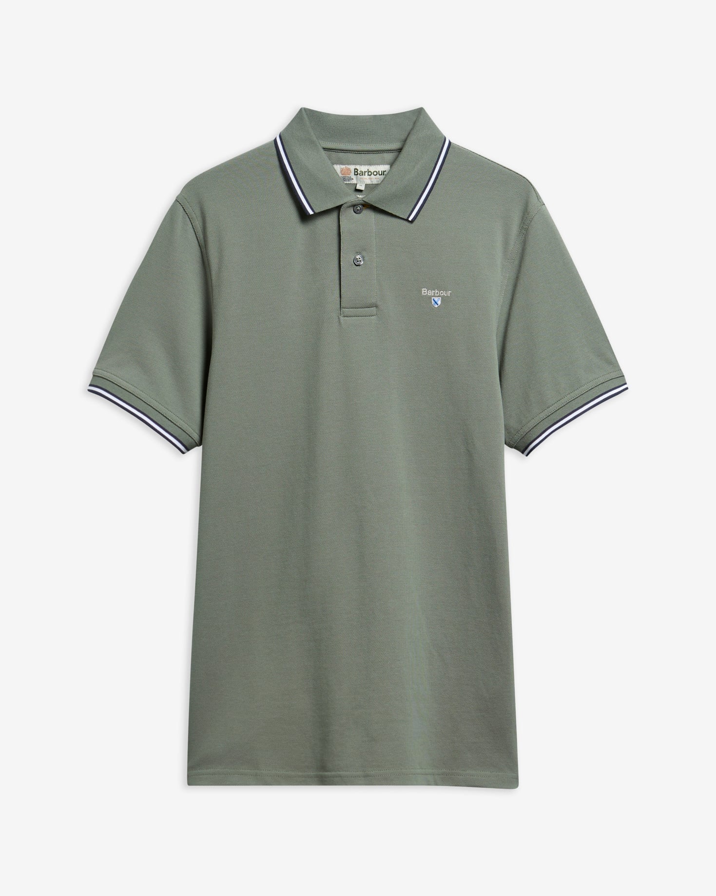 Fielding Tailored Short-Sleeved Polo Shirt Agave Green