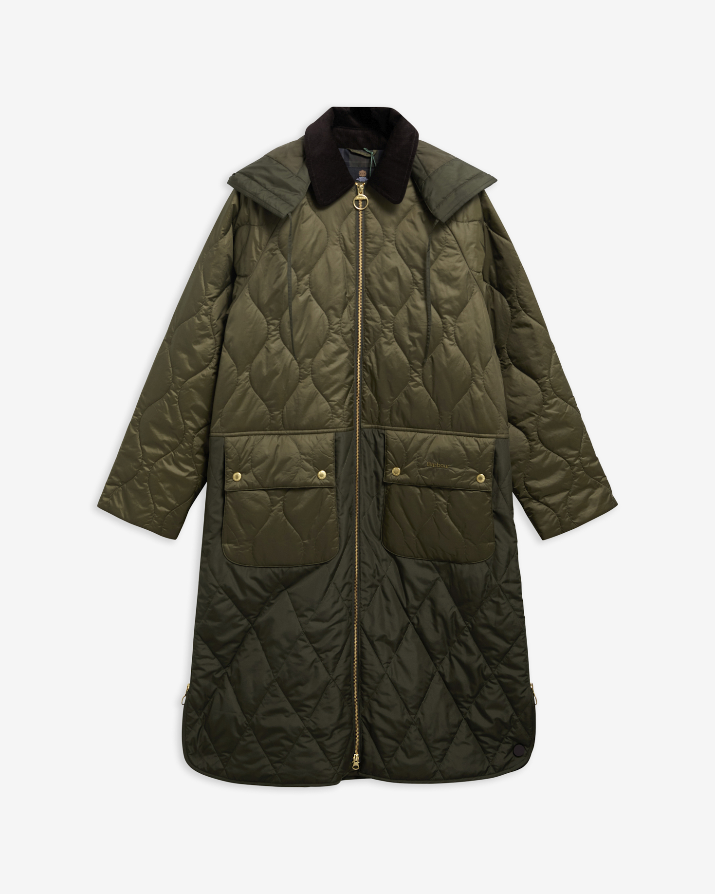 Osbourne Quilted Jacket Olive/Fern/Mixed Tartan