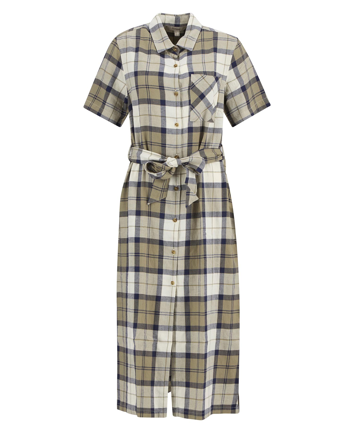 Fern Tartan Midi Dress