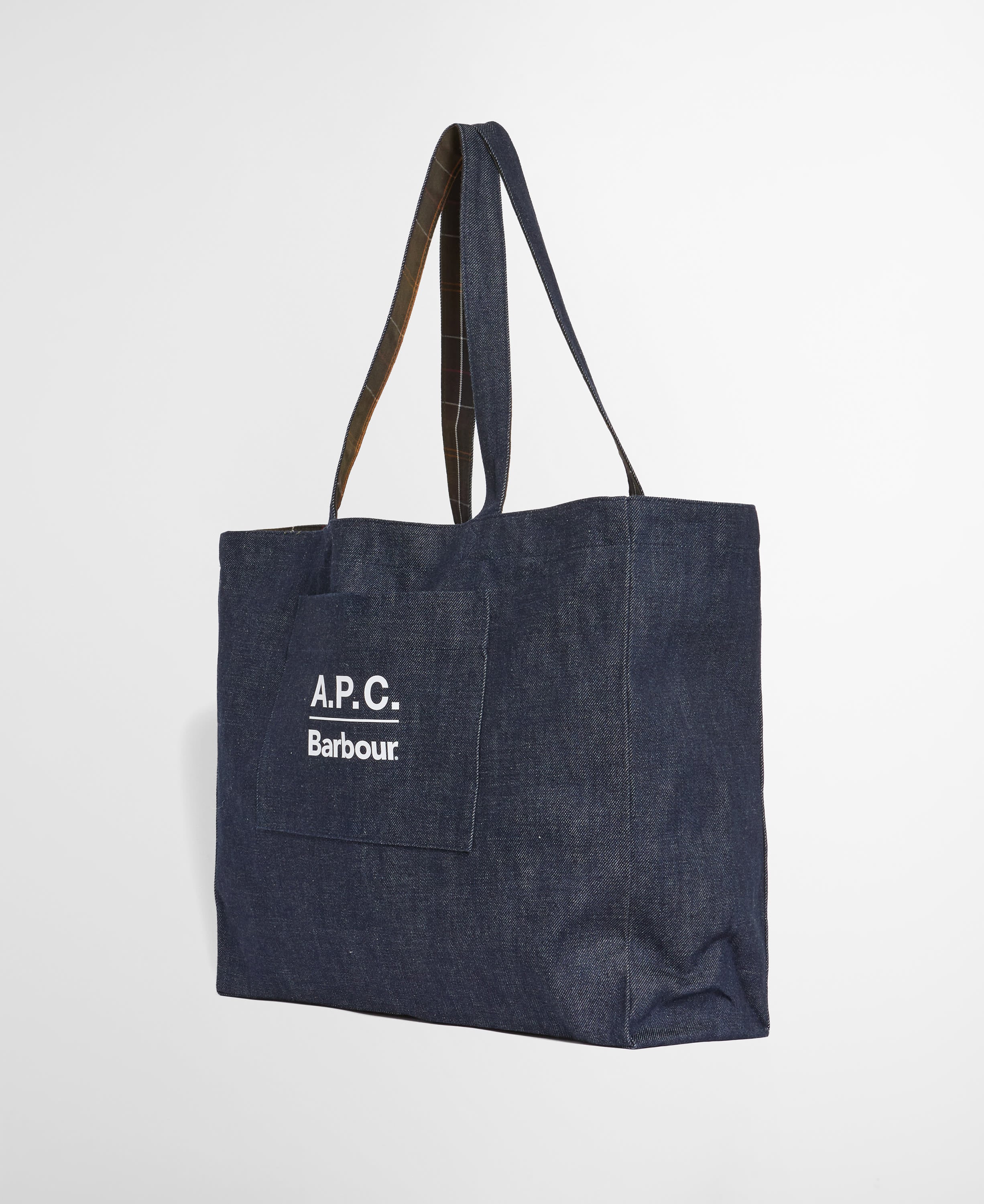Borsone in denim Barbour x A.P.C. Denim
