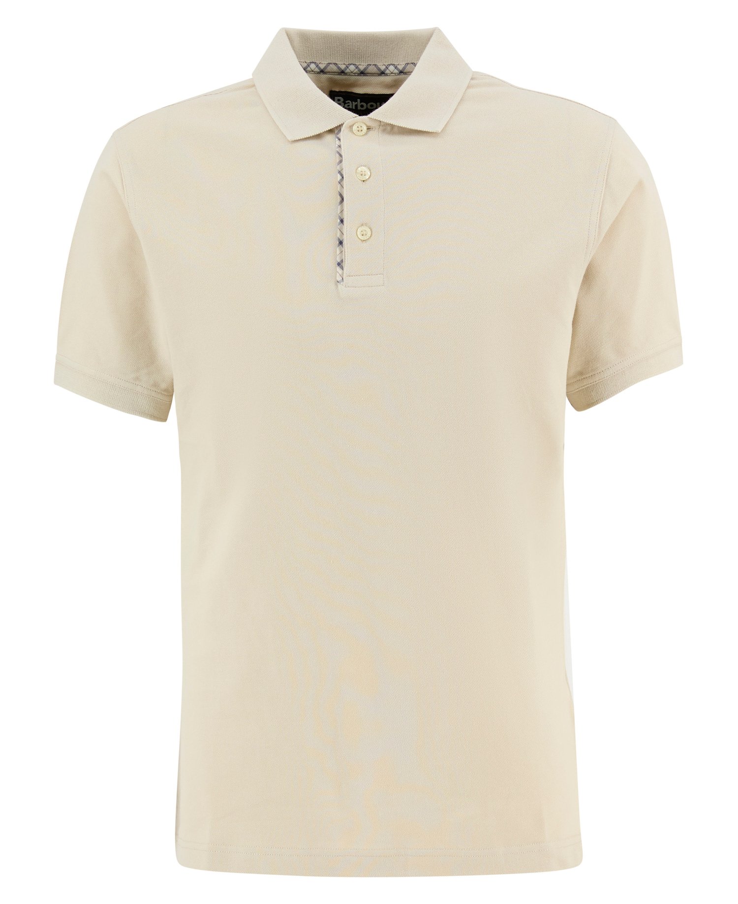Reston Tartan Trim Tailored Polo Shirt