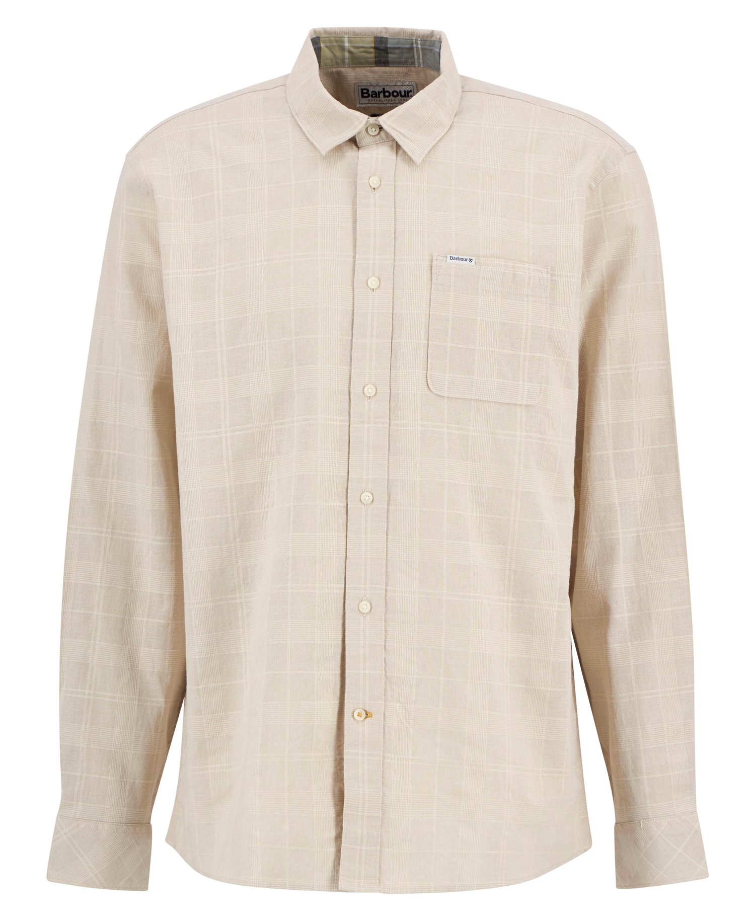 Kingswell Tartan Long-Sleeved Relaxed Shirt