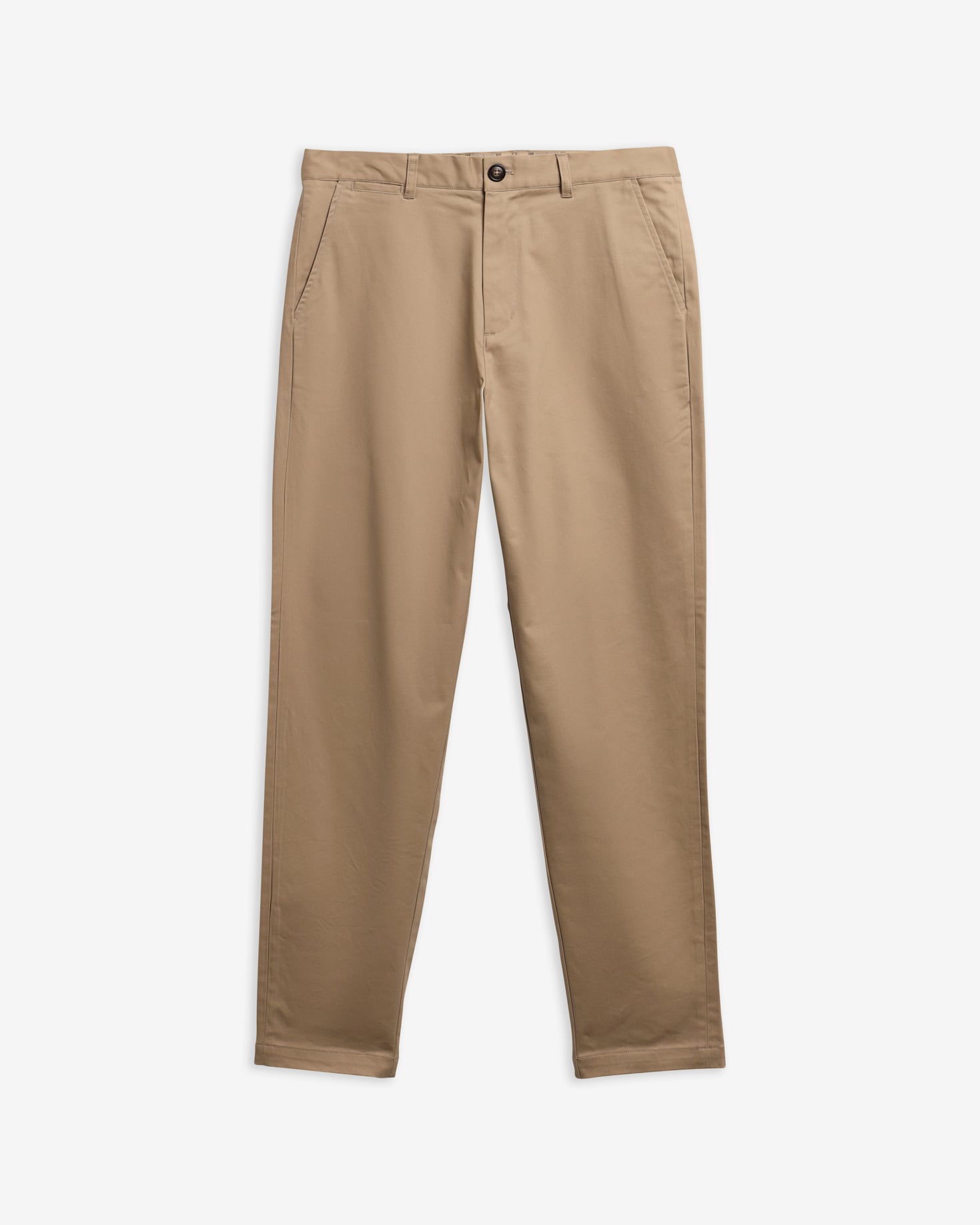 Suede Sateen Tailored Trousers Washed Stone