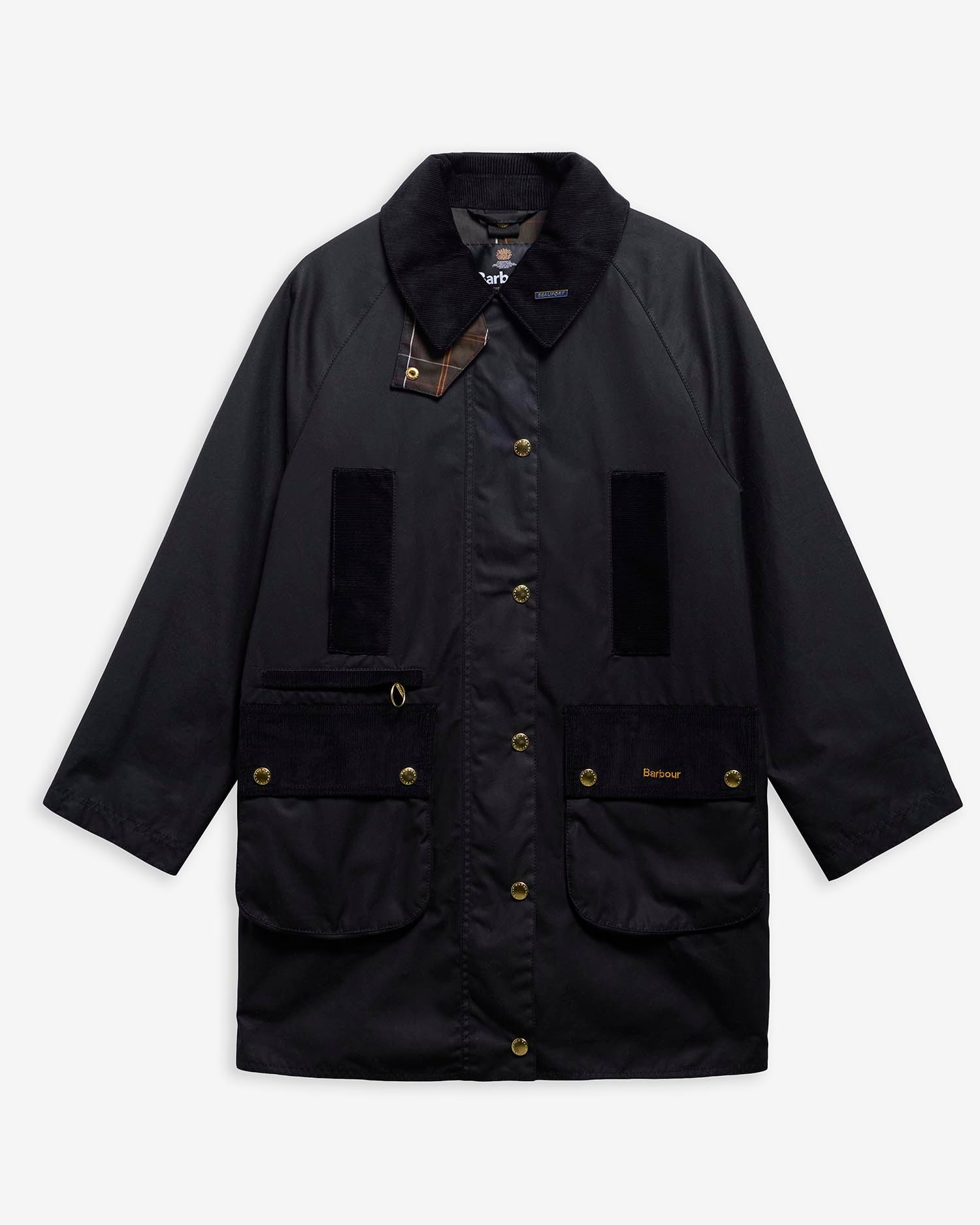Icons Modern Beaufort Waxed Jacket Black/Classic