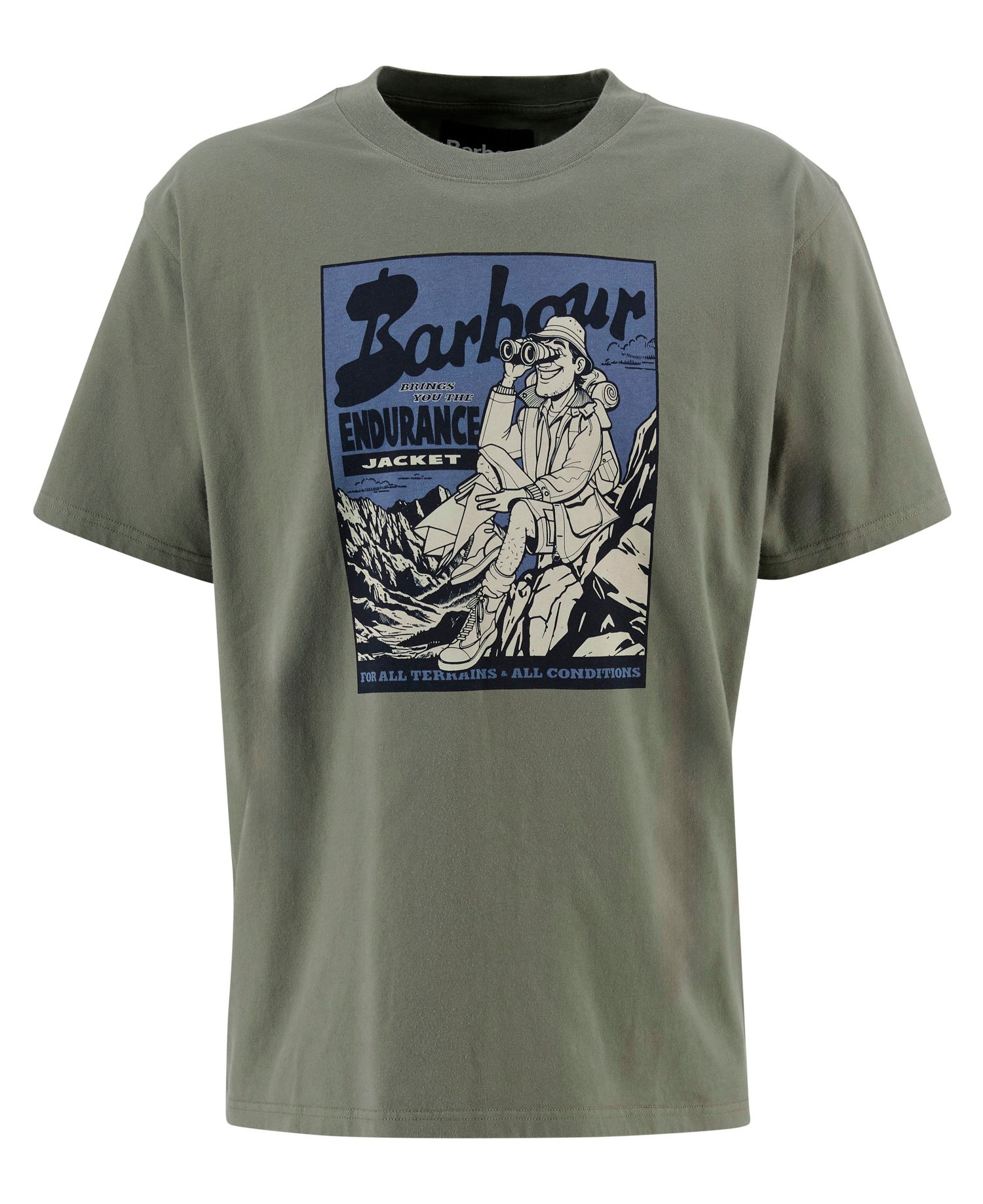 T-shirt oversize con stampa Conditions