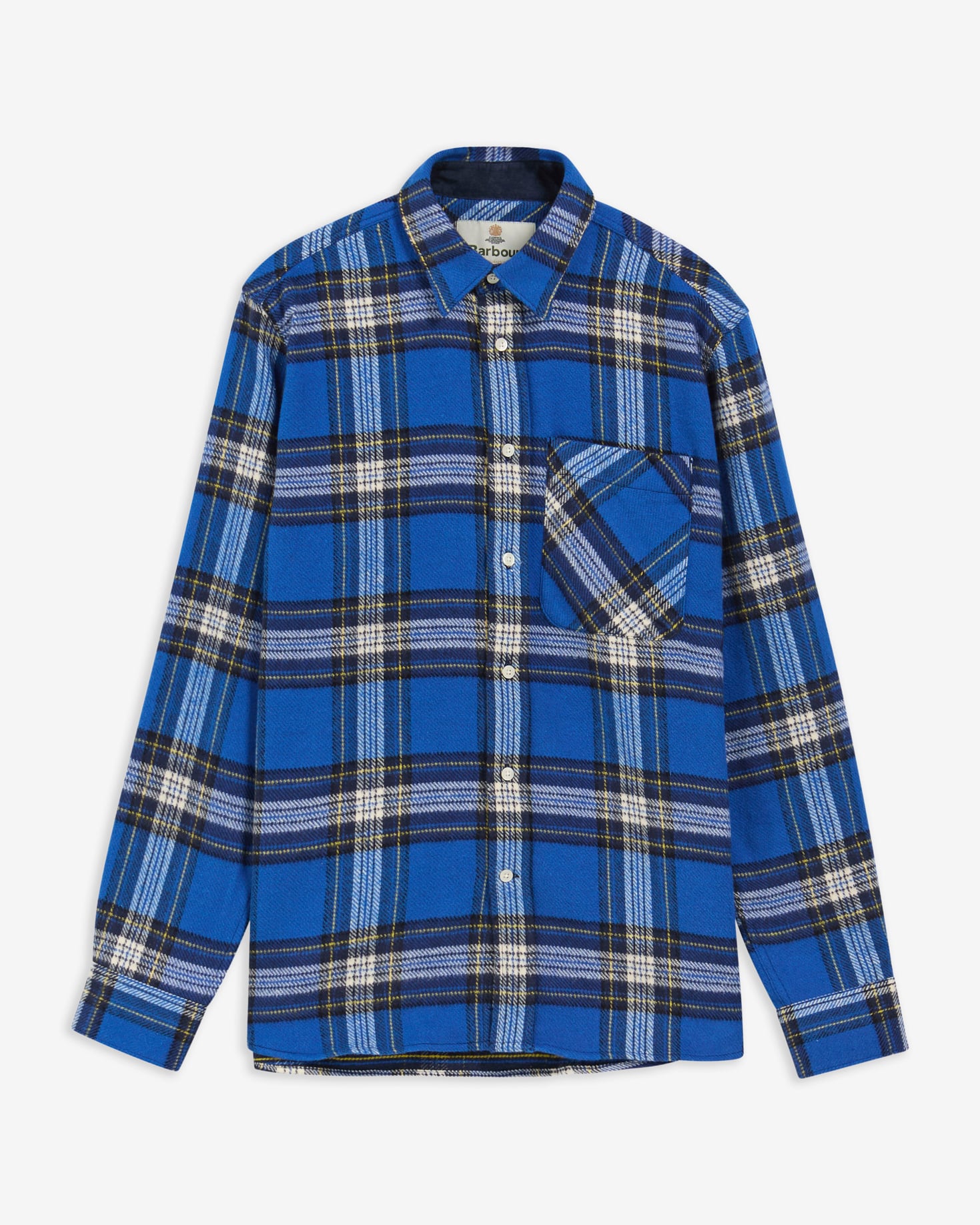 Bowmonth Authentic-Fit Long-Sleeved Shirt Blue