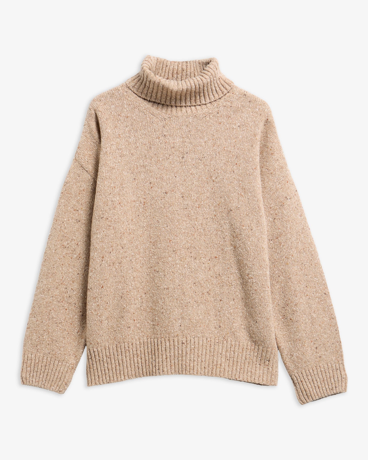 Barbour Woll-Rollkragenpullover Stanford Fleck Warm Trench