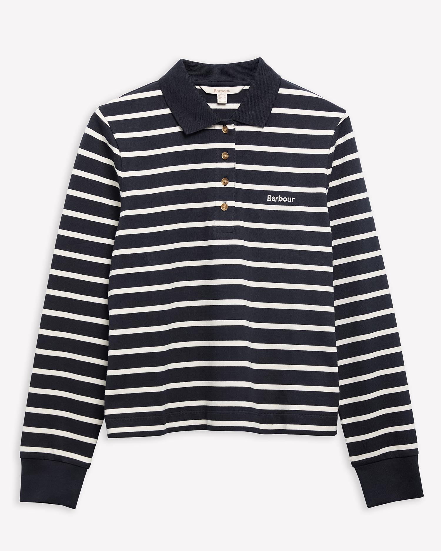 Ashwell Striped Rugby Shirt Dark Navy Stripe