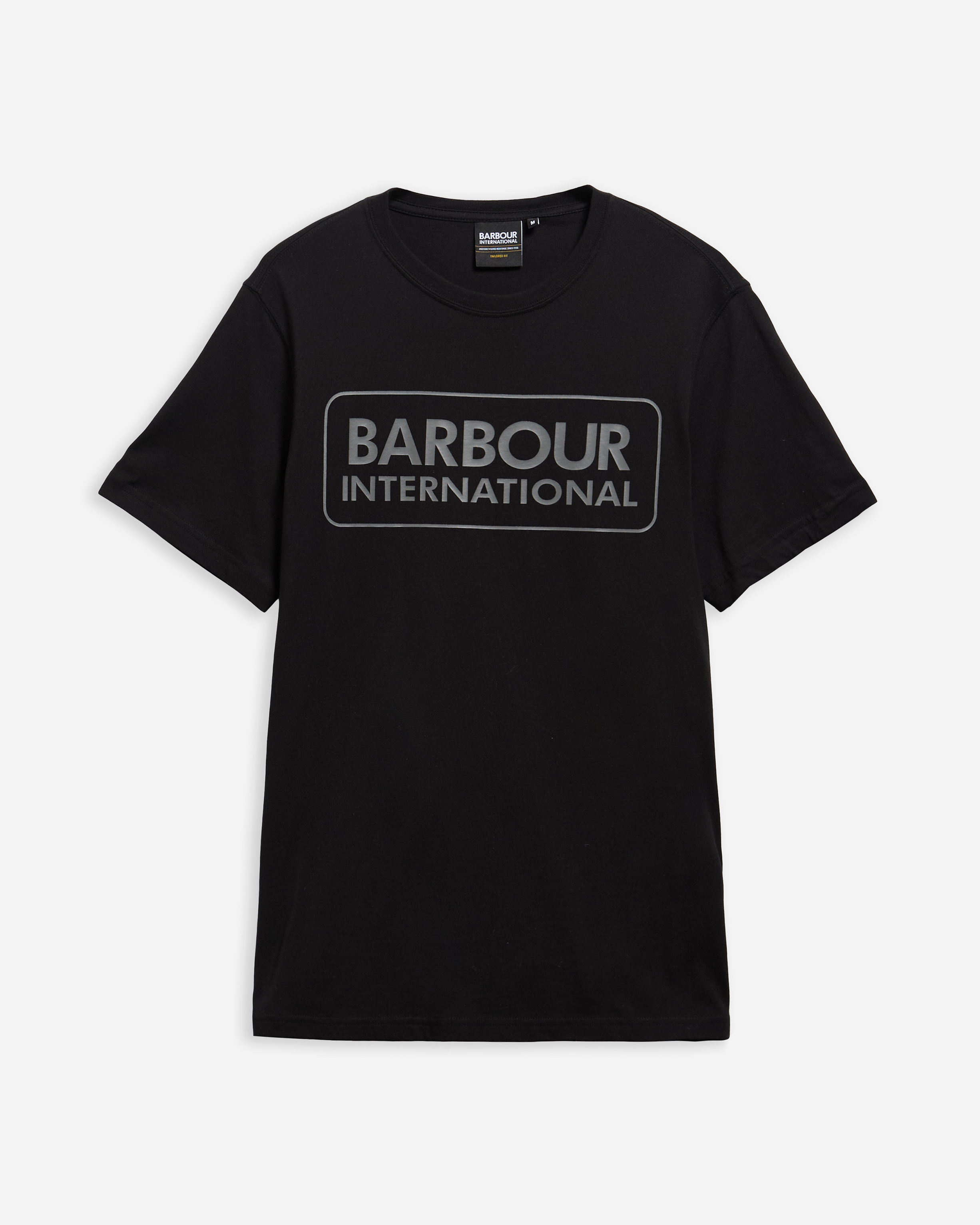 Essential Large Logo T-Shirt Black-Pewter