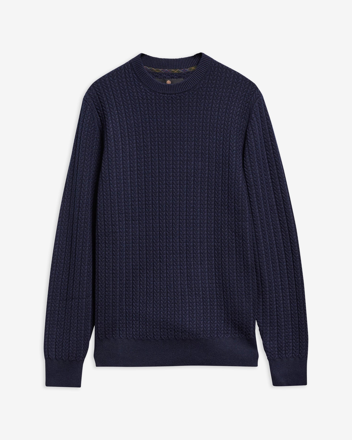 Barbour Pullover Hermoine Rundhalsausschnitt Navy