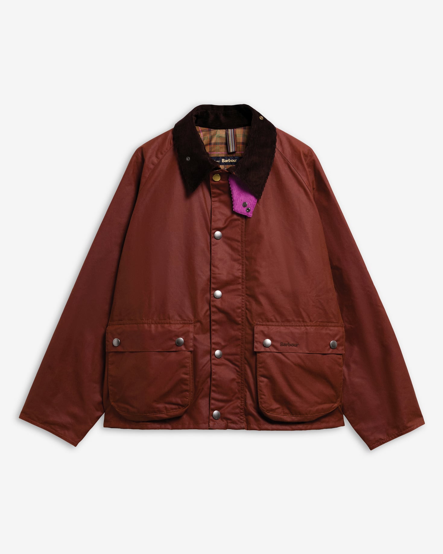 Paul Smith Loves Barbour Key Transport Waxed Jacket Russet