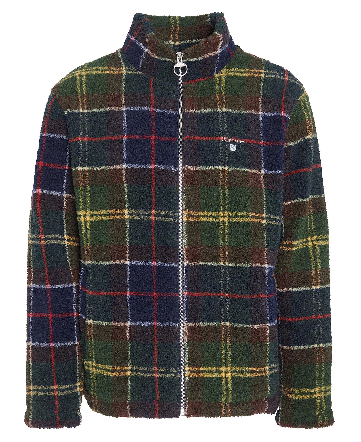 Pile sherpa con motivo tartan Pile sherpa con motivo tartan