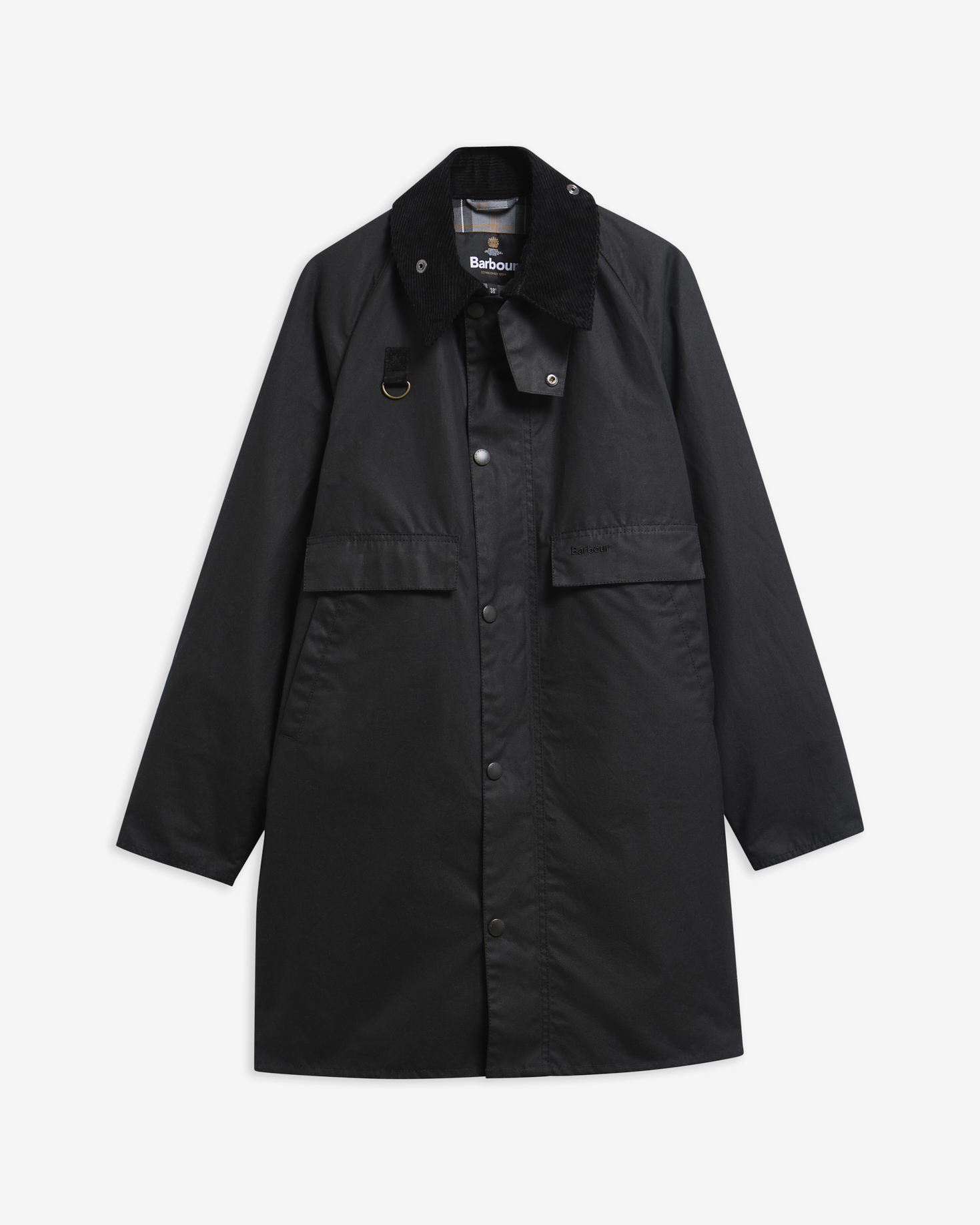 Giacca cerata lunga Spey Black