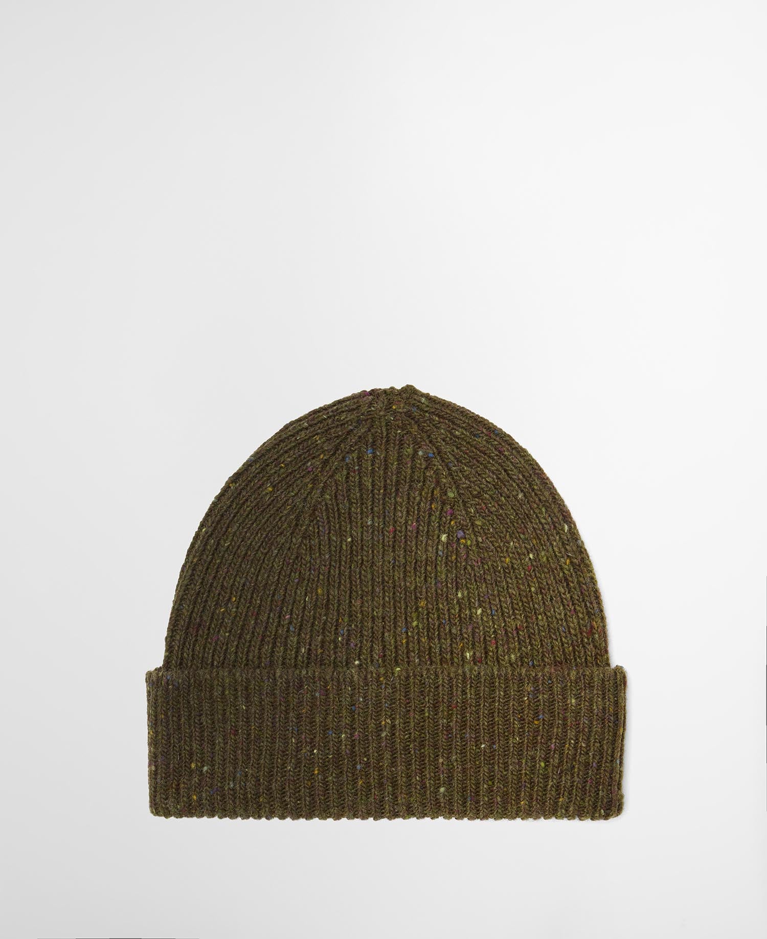 Barbour Beanie Scottish Donegal Tweed Olive