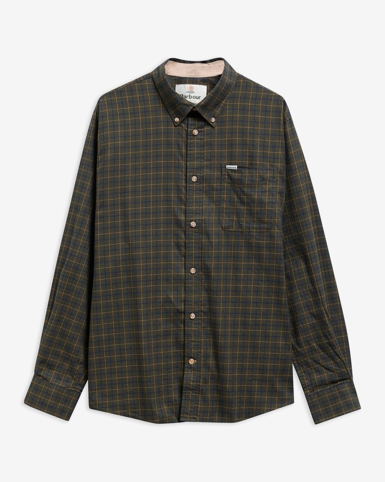 Bank Regular Long-Sleeved Shirt Olive