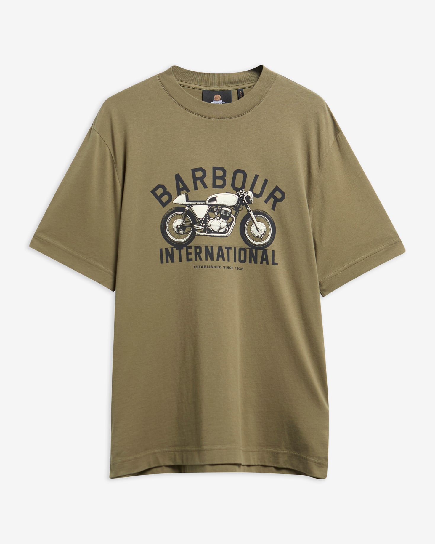 T-Shirt Eric Graphic Mid Olive