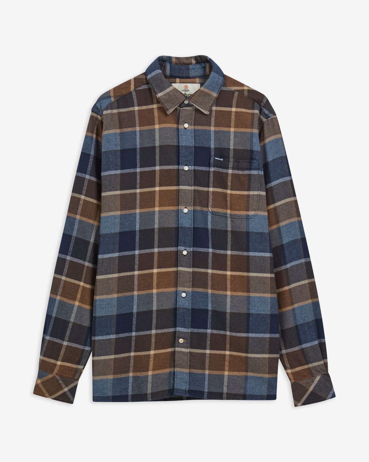 Hemd Copswell Long-Sleeved Relaxed Dark Sand