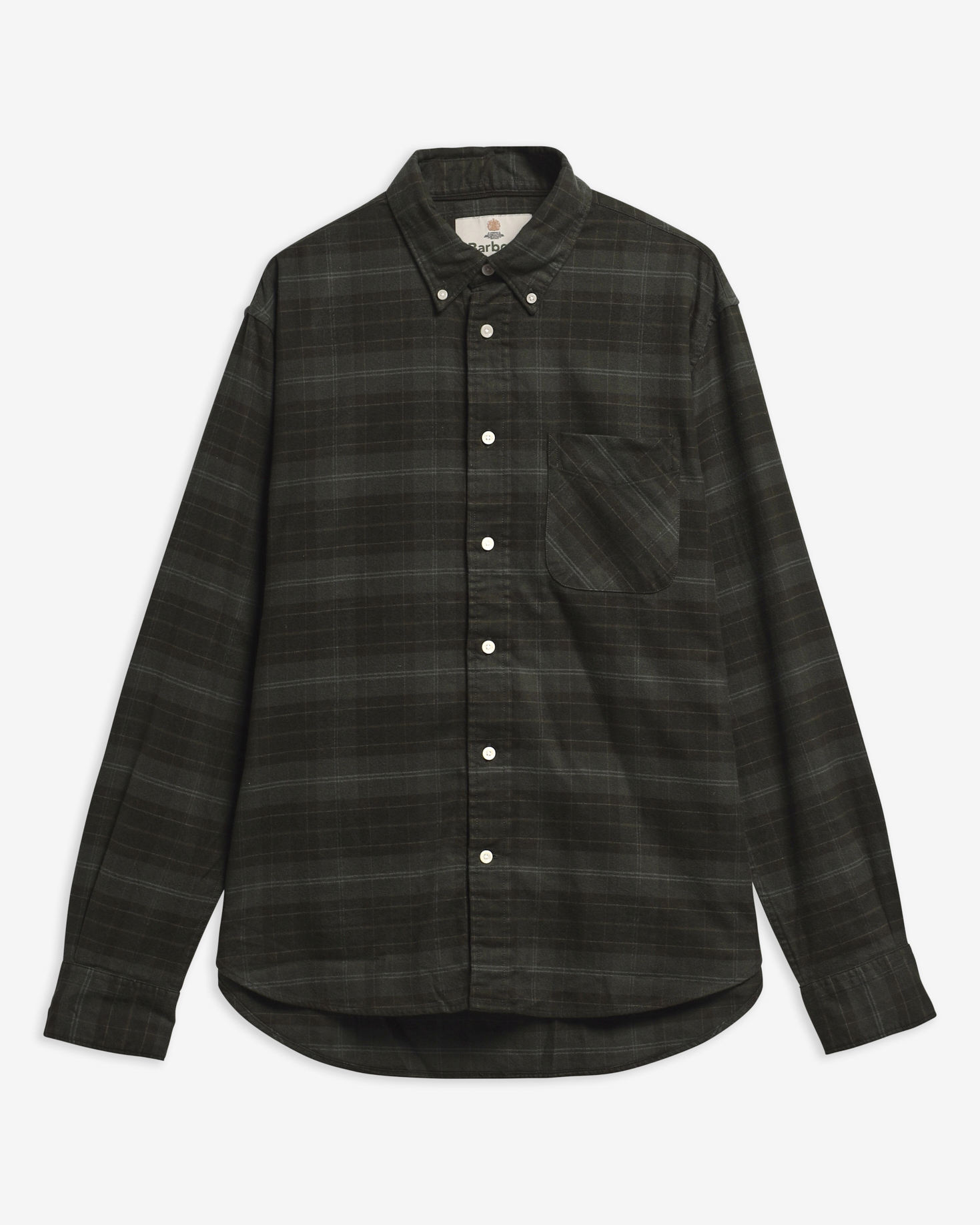 Camicia Mineral a maniche lunghe in tartan con taglio classico Pine Glen