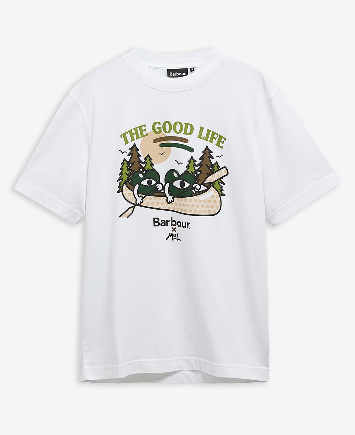 Barbour x Mul T-Shirt Good Life Relaxed White