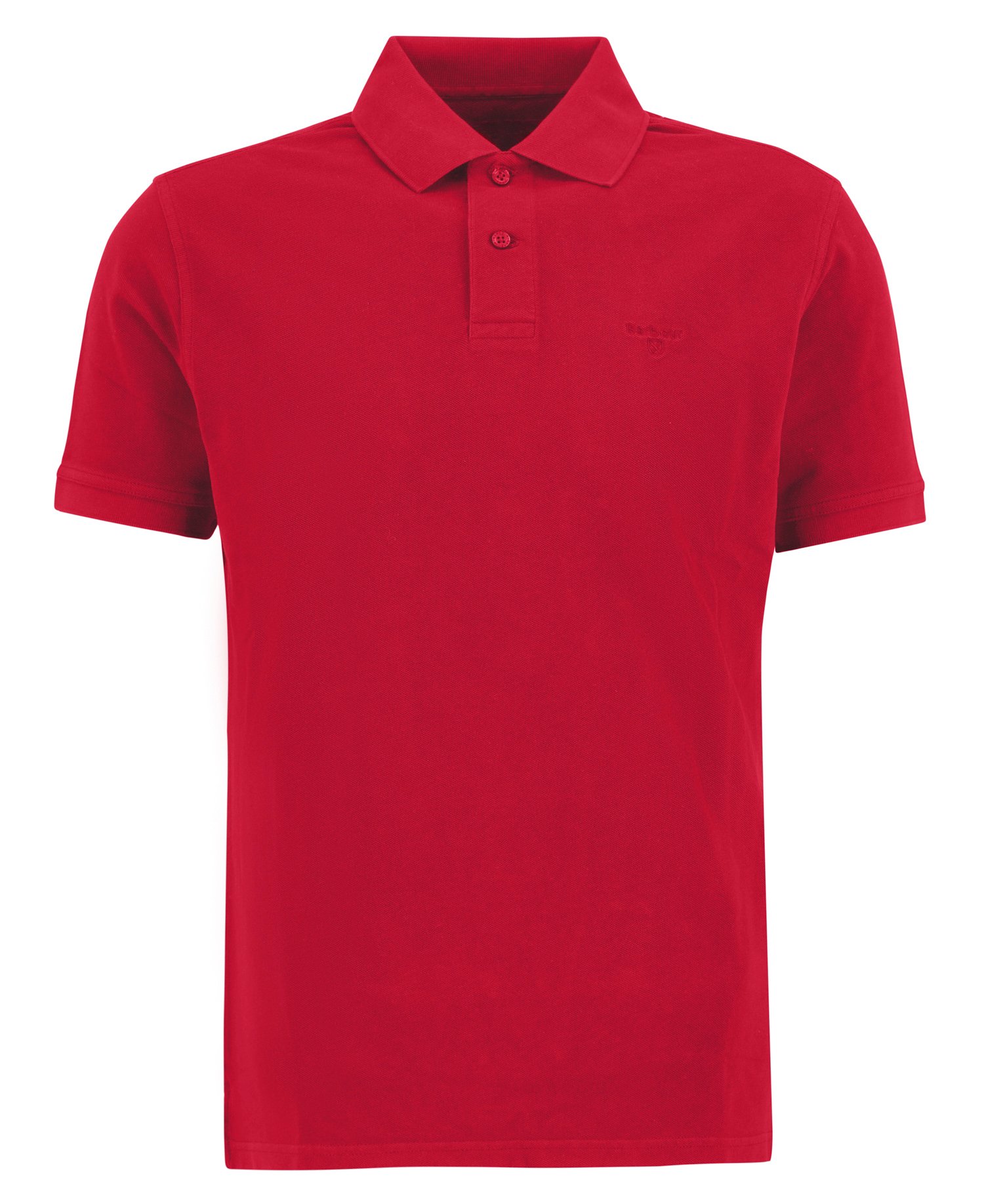 Washed Tartan Tailored Pique Polo