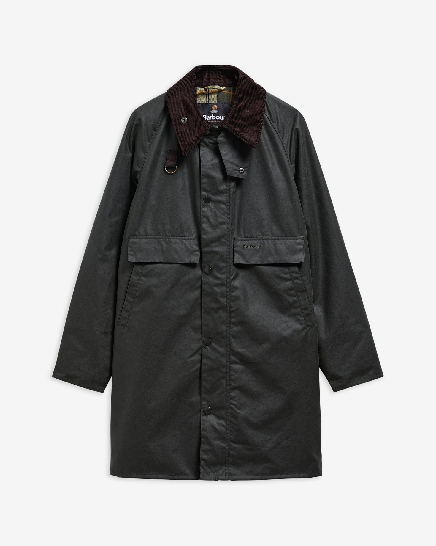 Giacca cerata lunga Spey Sage