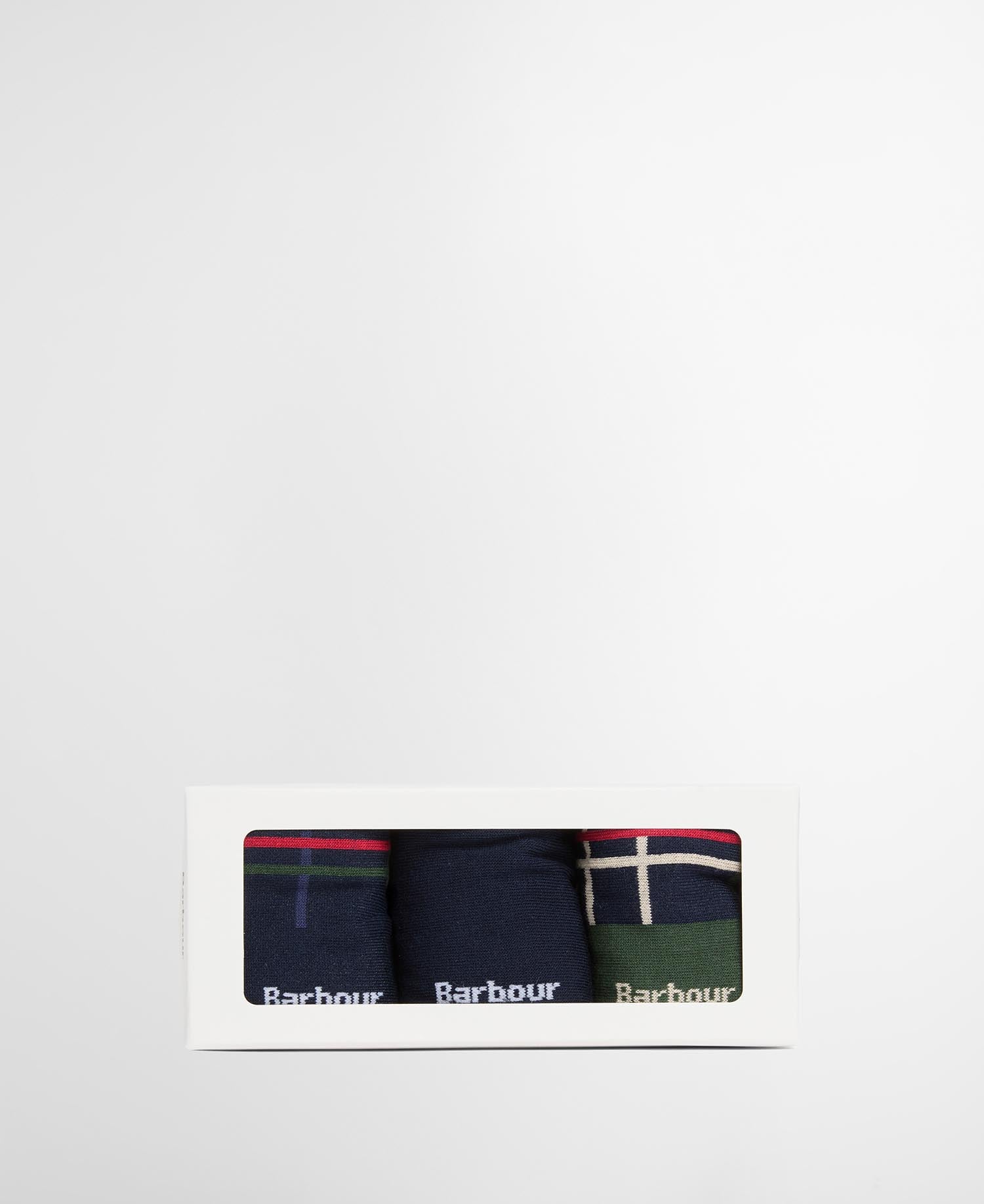 Tartan Sock Gift Box Evergreen