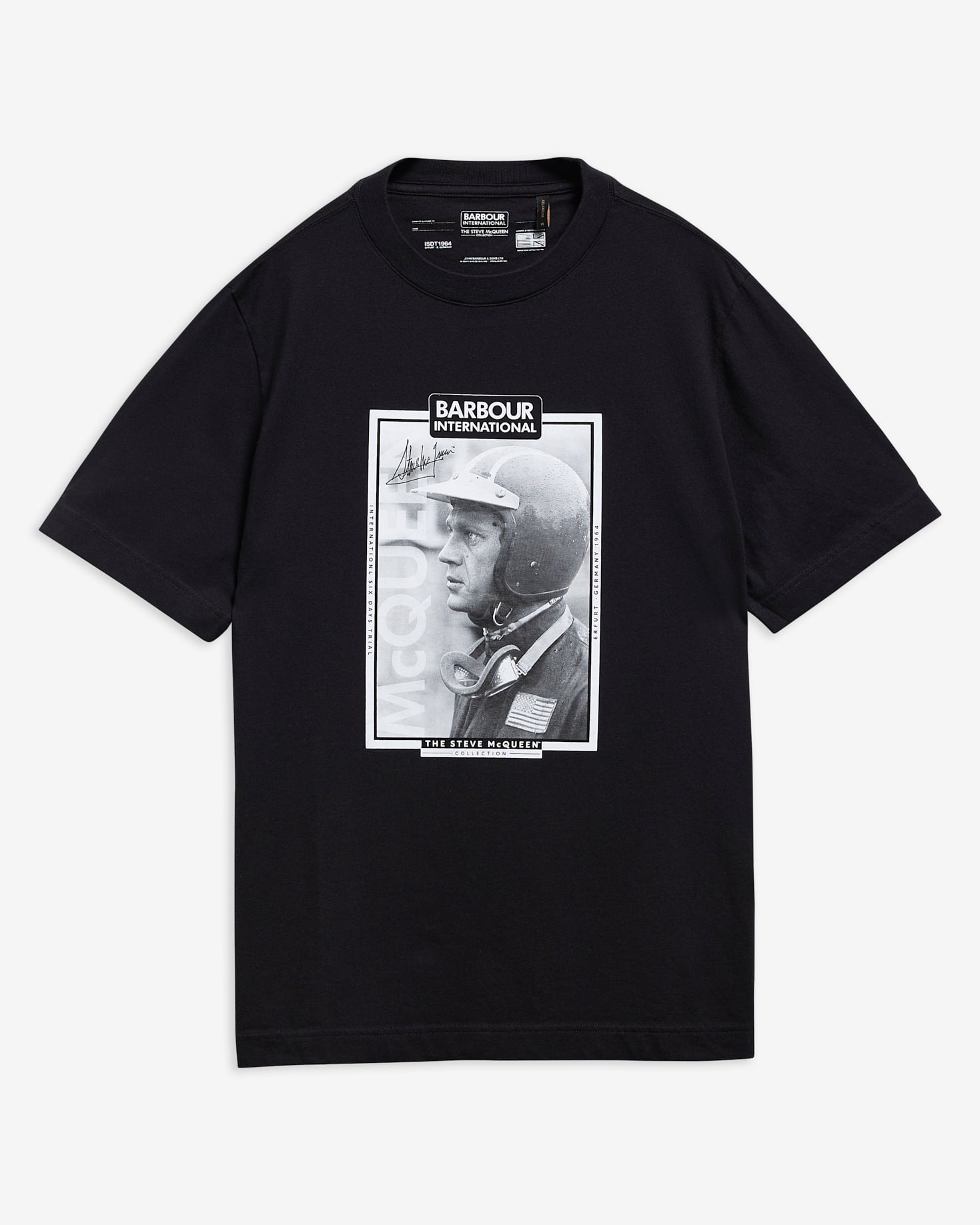 Steve McQueen Ramshaw Graphic T-Shirt Black