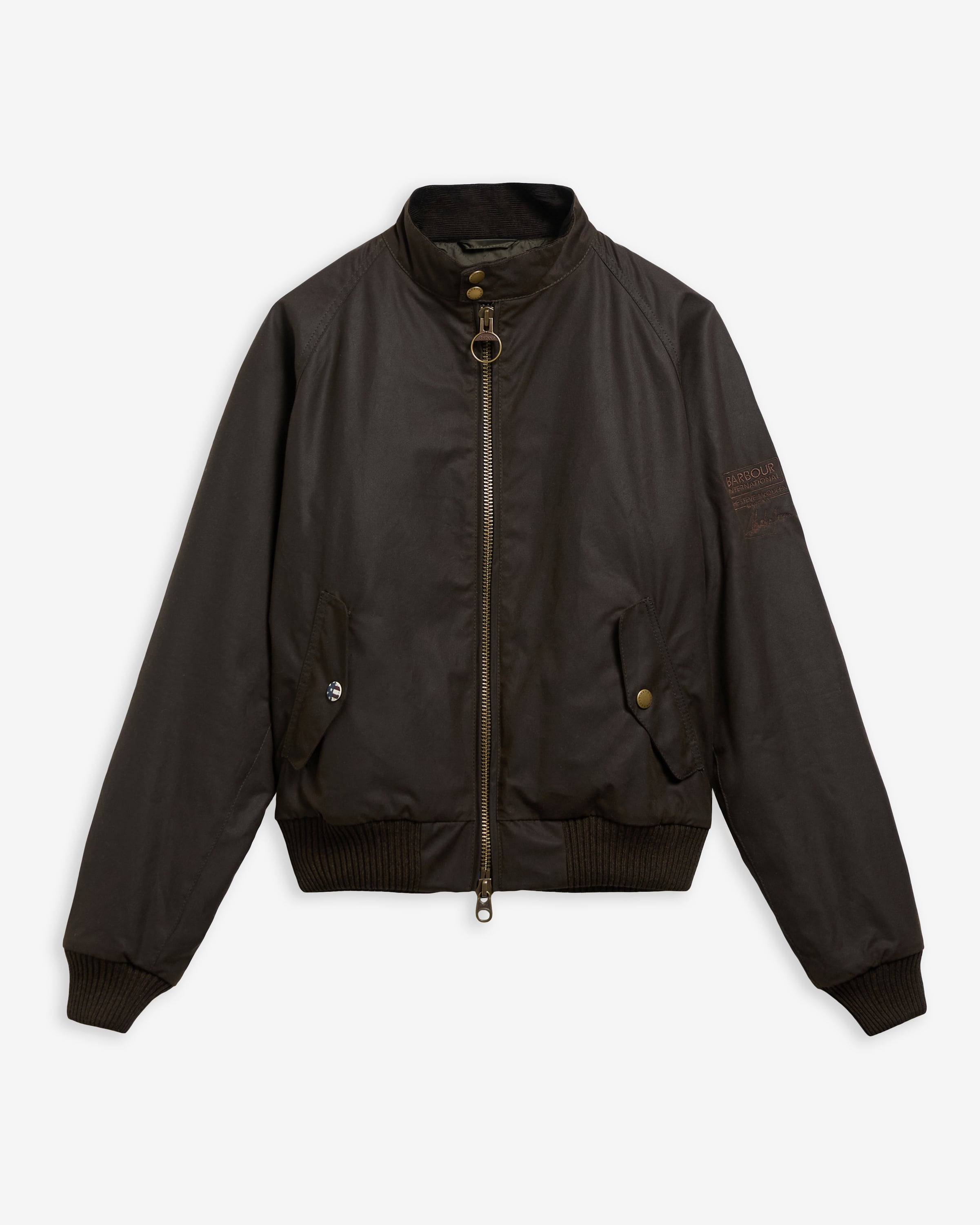 Merchant Waxed Jacket Olive