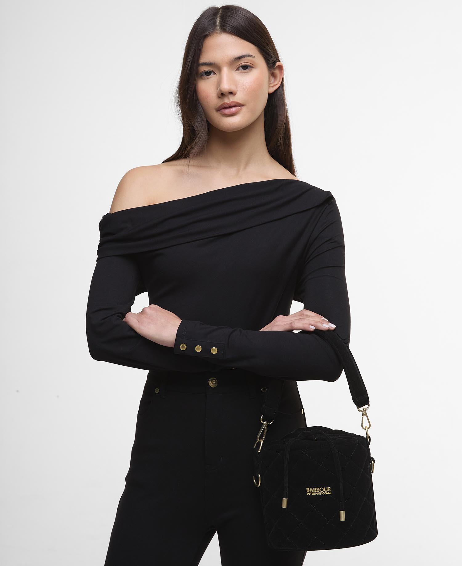 Balham Quilted Mini Bucket Bag