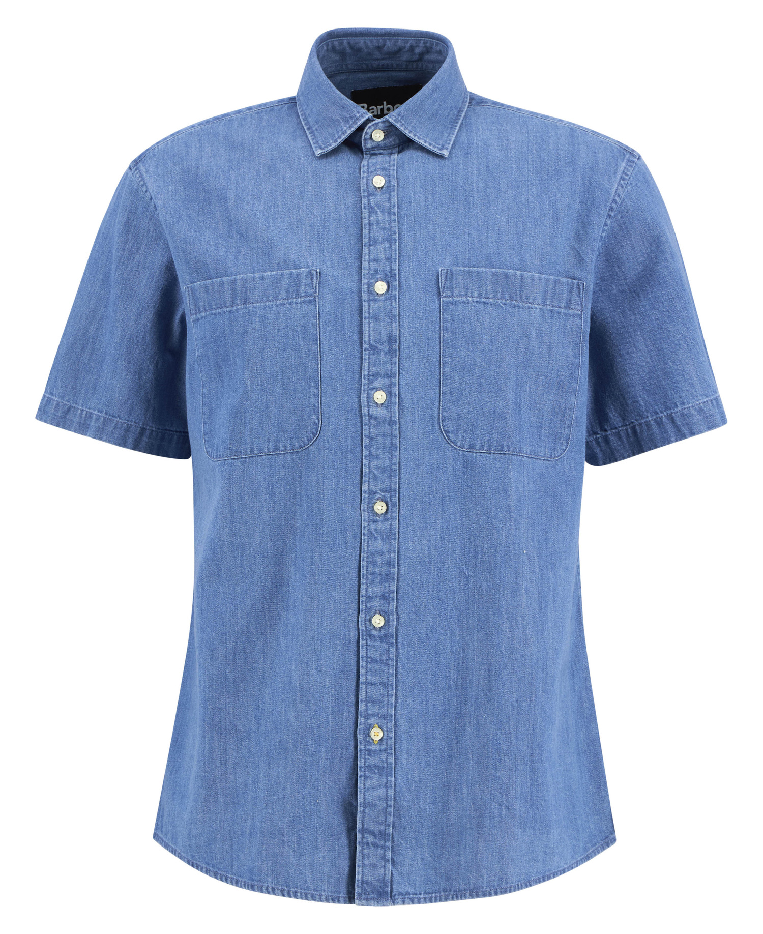 Ashbrooke Oversized Short Sleeve Chambray Shirt