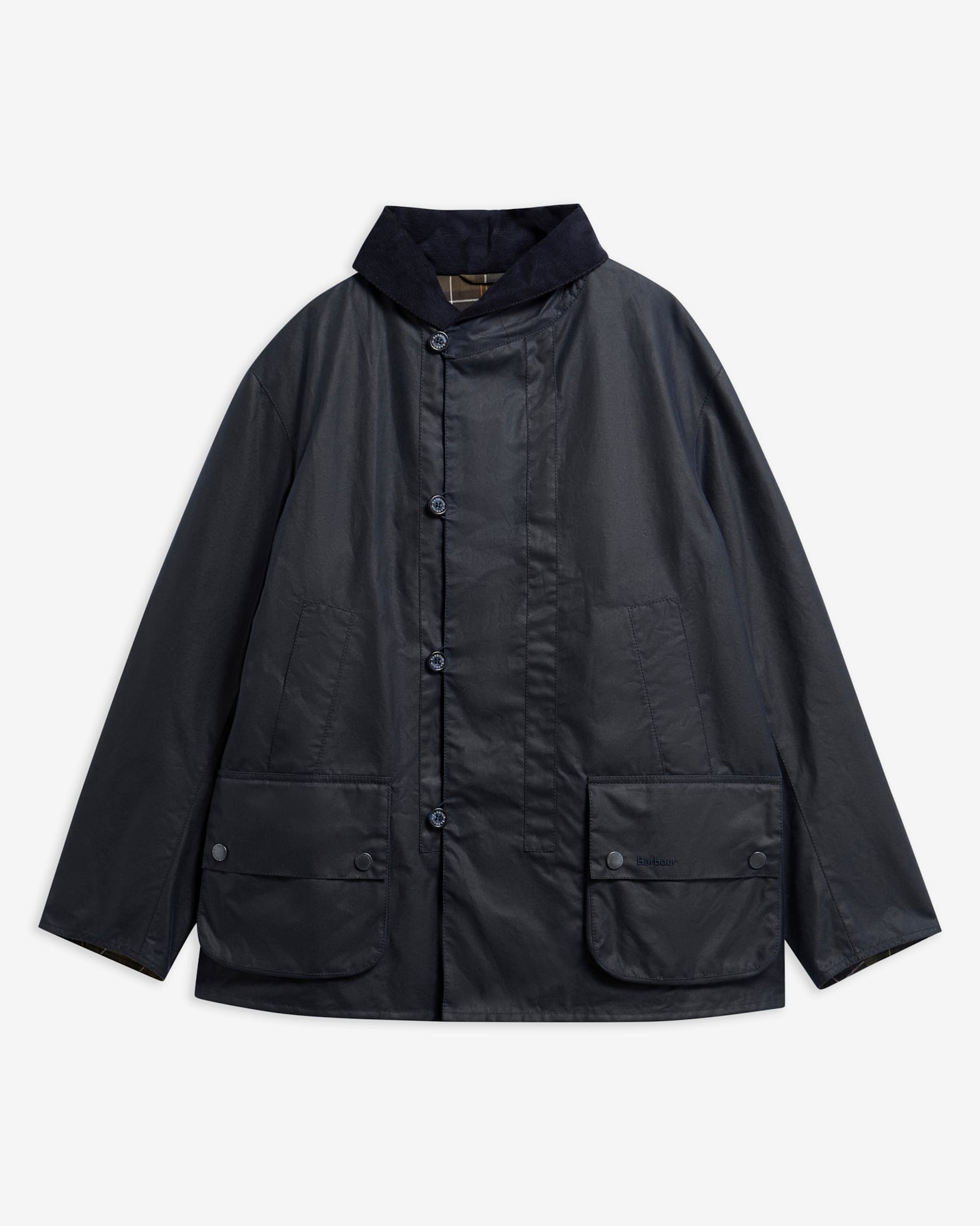 Macdale Waxed Jacket Navy