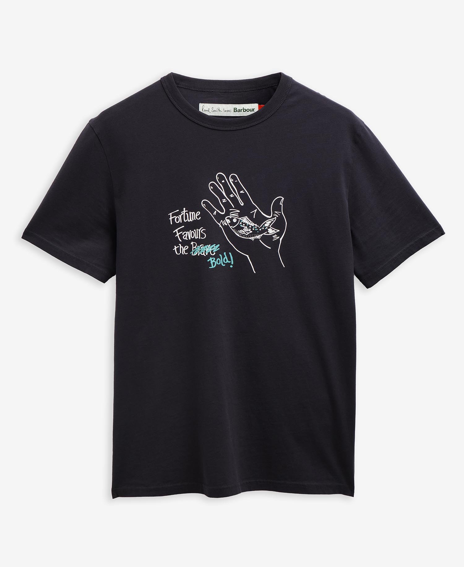 Paul Smith Loves Barbour Fortune Fish Graphic T-Shirt