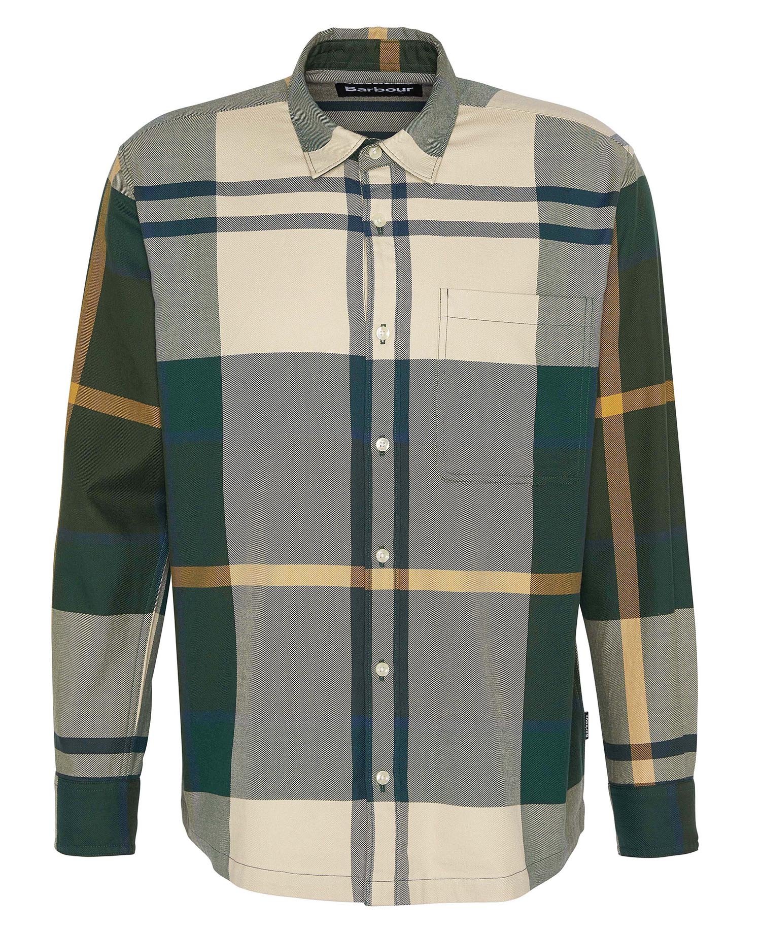 Renford Oversized Long-Sleeved Tartan Shirt