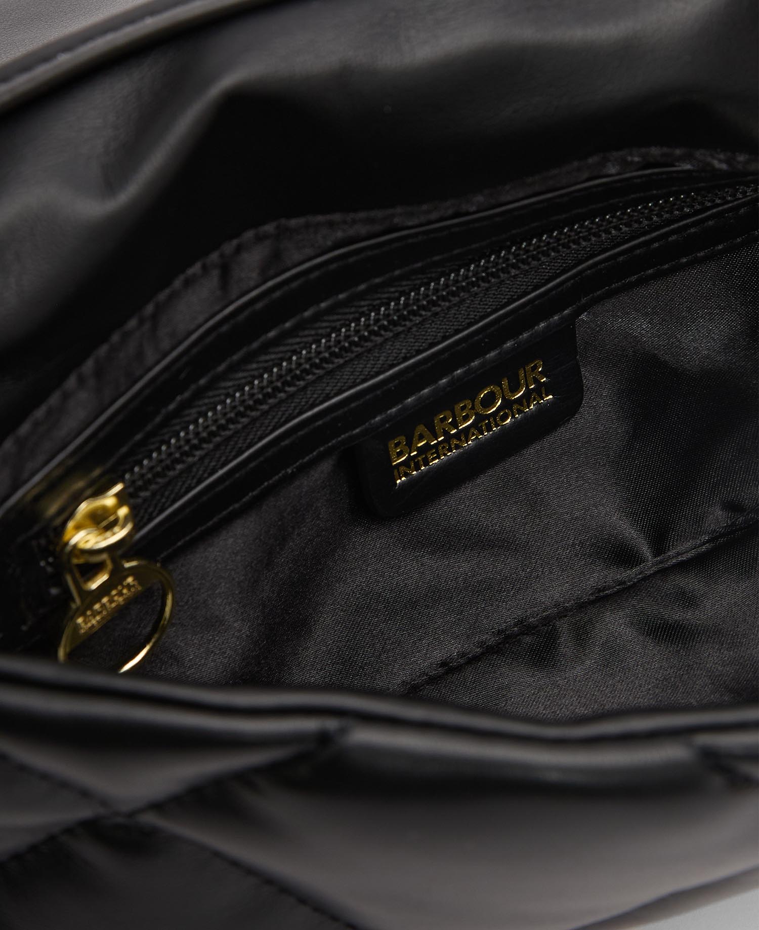 Soft Quilted Crossbody Bag Black
