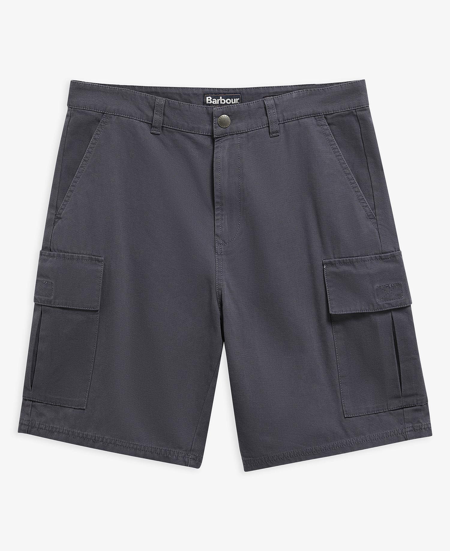 Wetheral Cargo Shorts Washed Navy