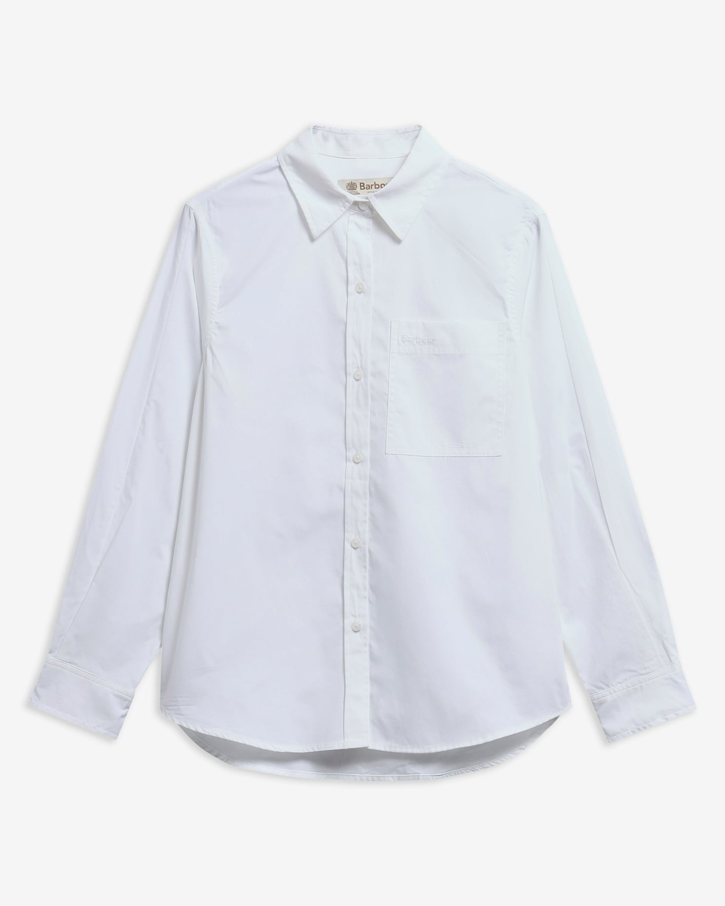 Pauline Relaxed Long-Sleeved Shirt White