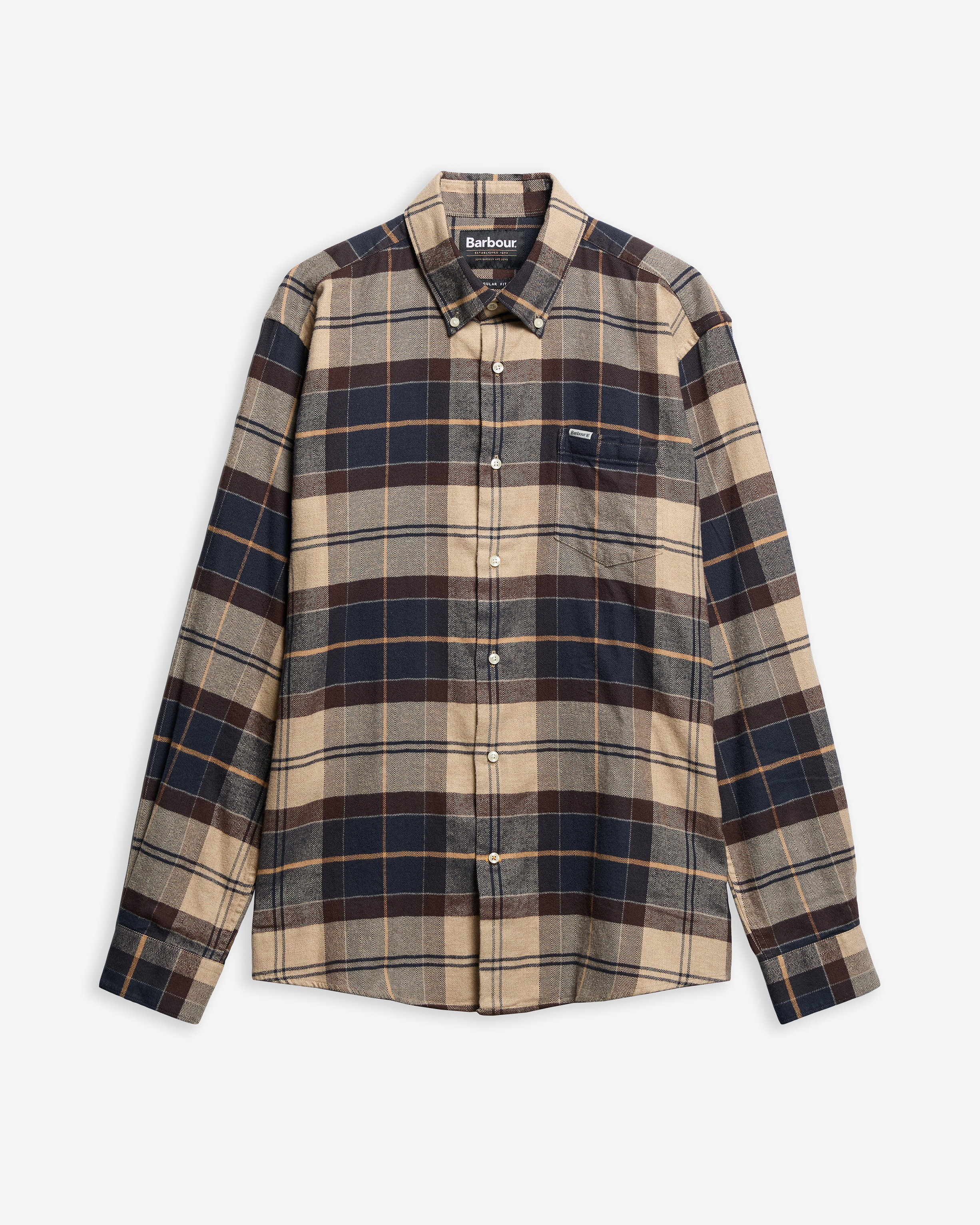Hogside Tartan Regular Long-Sleeved Shirt Autumn Dress