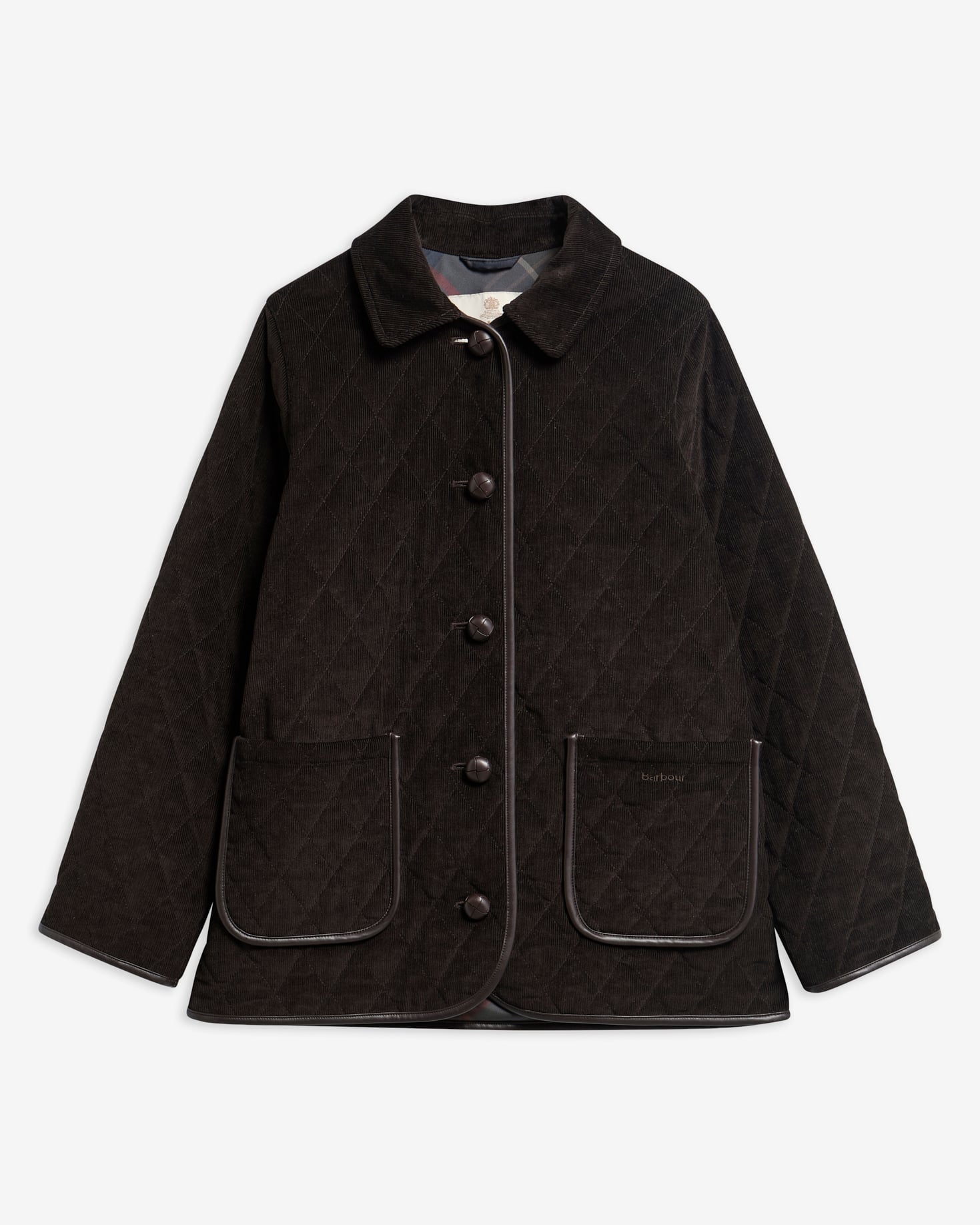 Marlow Corduroy Quilted Jacket Dk Brown/Shadow Classic
