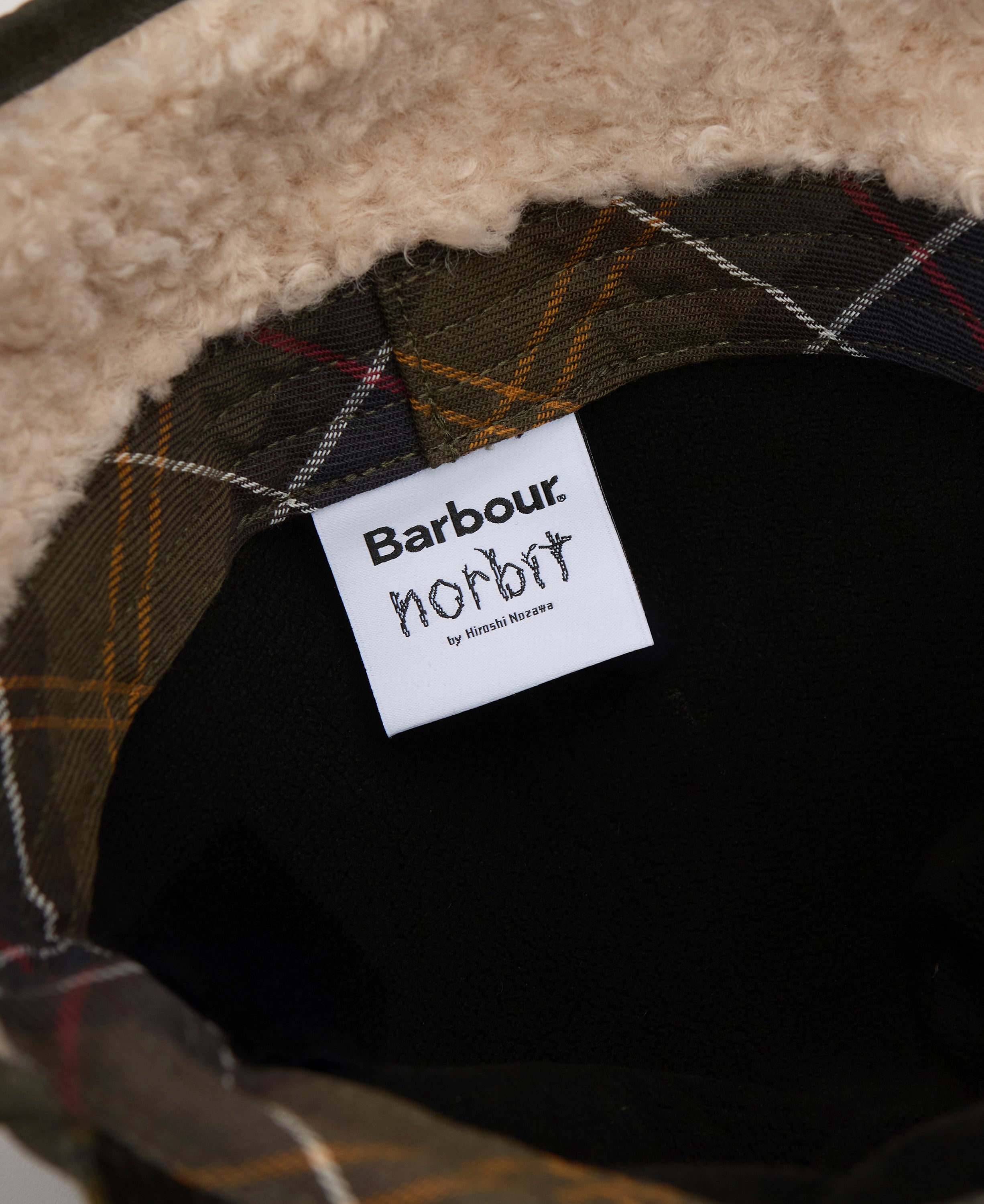Barbour x Norbit Waxed Carpenter Cap Archive Olive