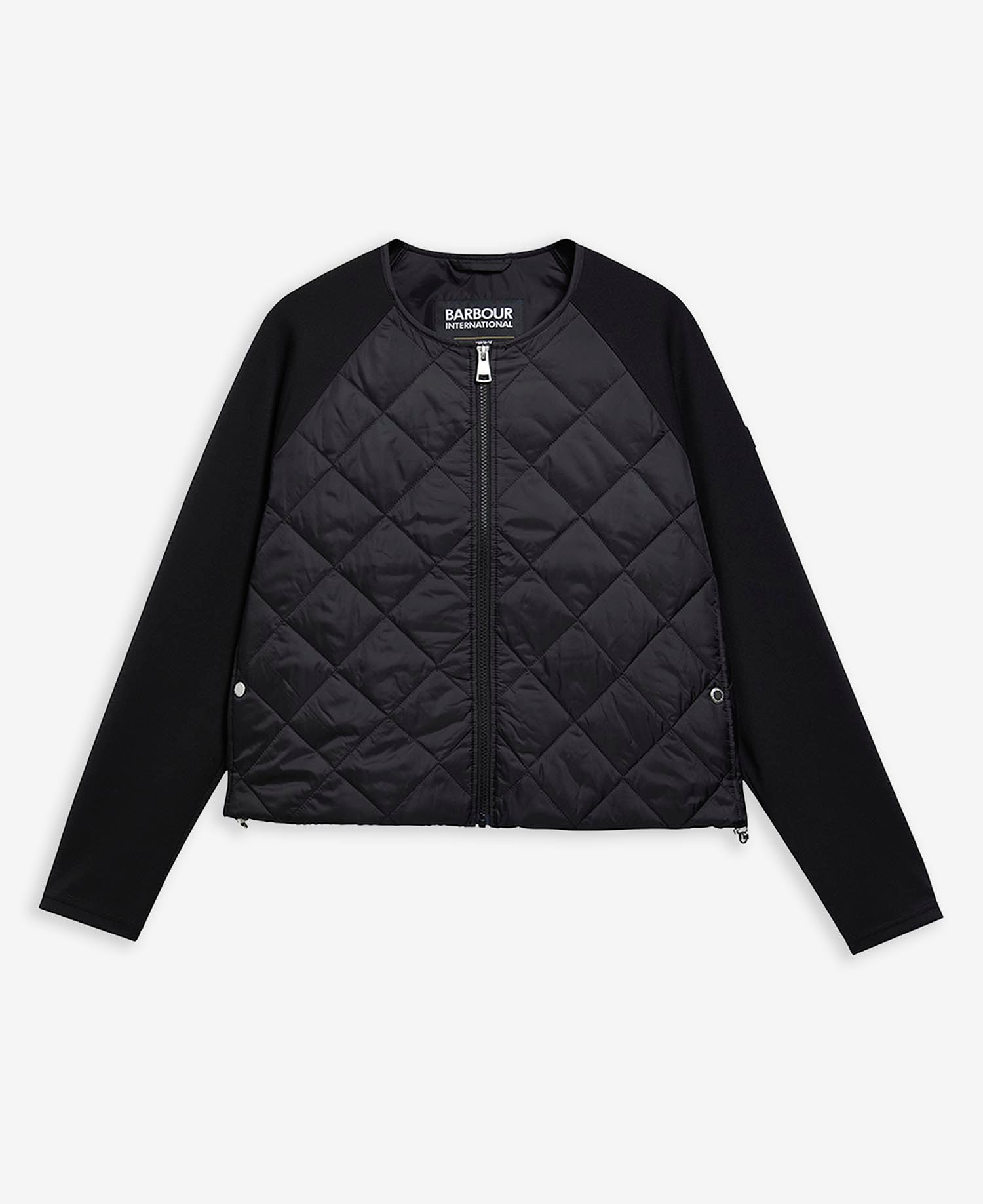 Seren Quilted Sweat Black